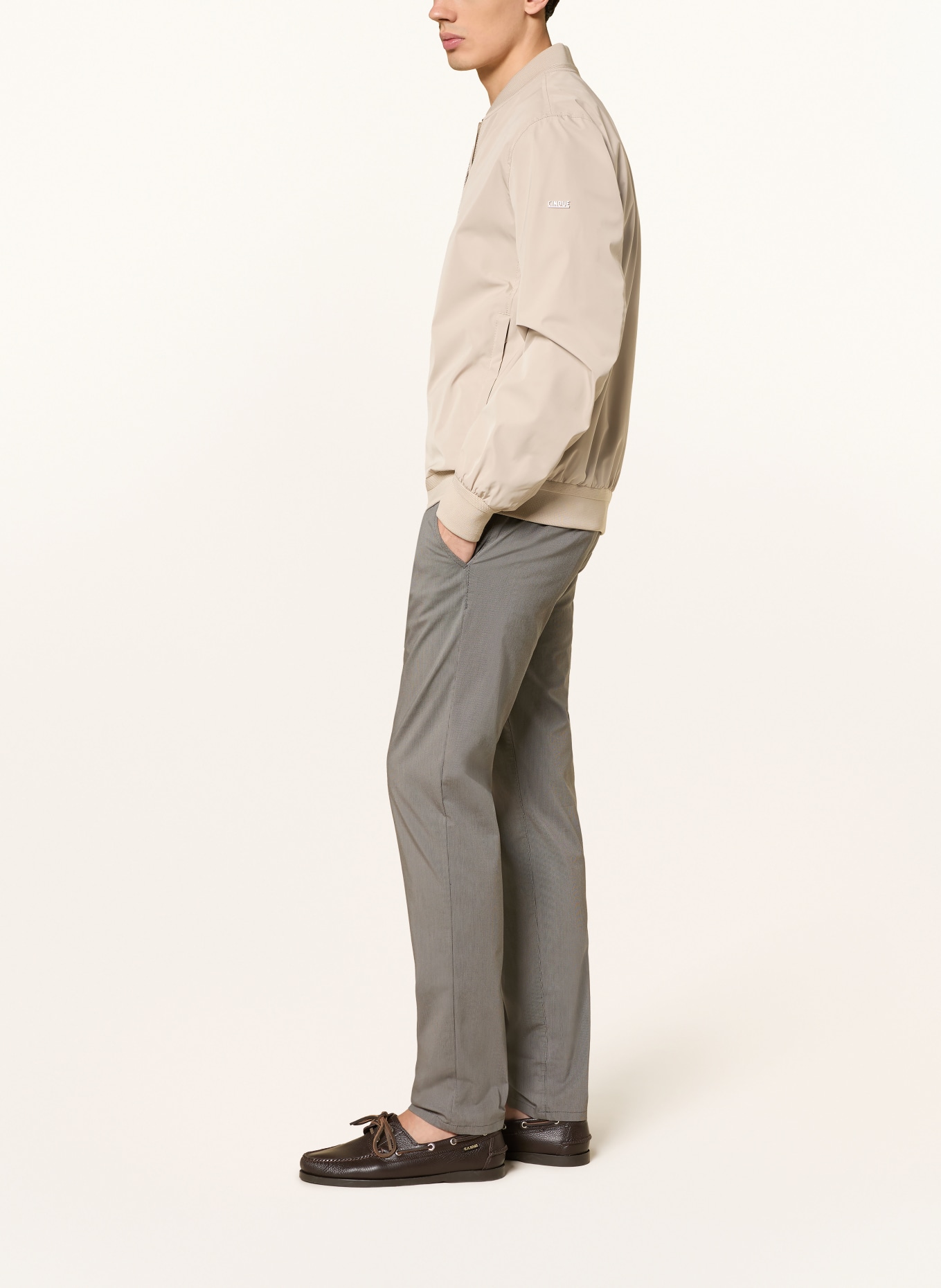 ALBERTO Chino LOU-J Regular Fit: DUNKELGRAU