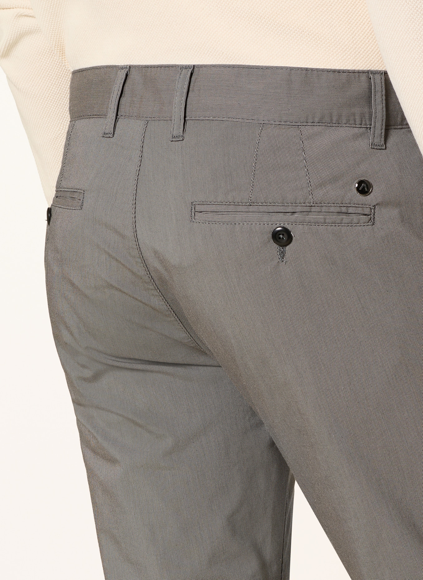 ALBERTO Chino LOU-J Regular Fit: DUNKELGRAU