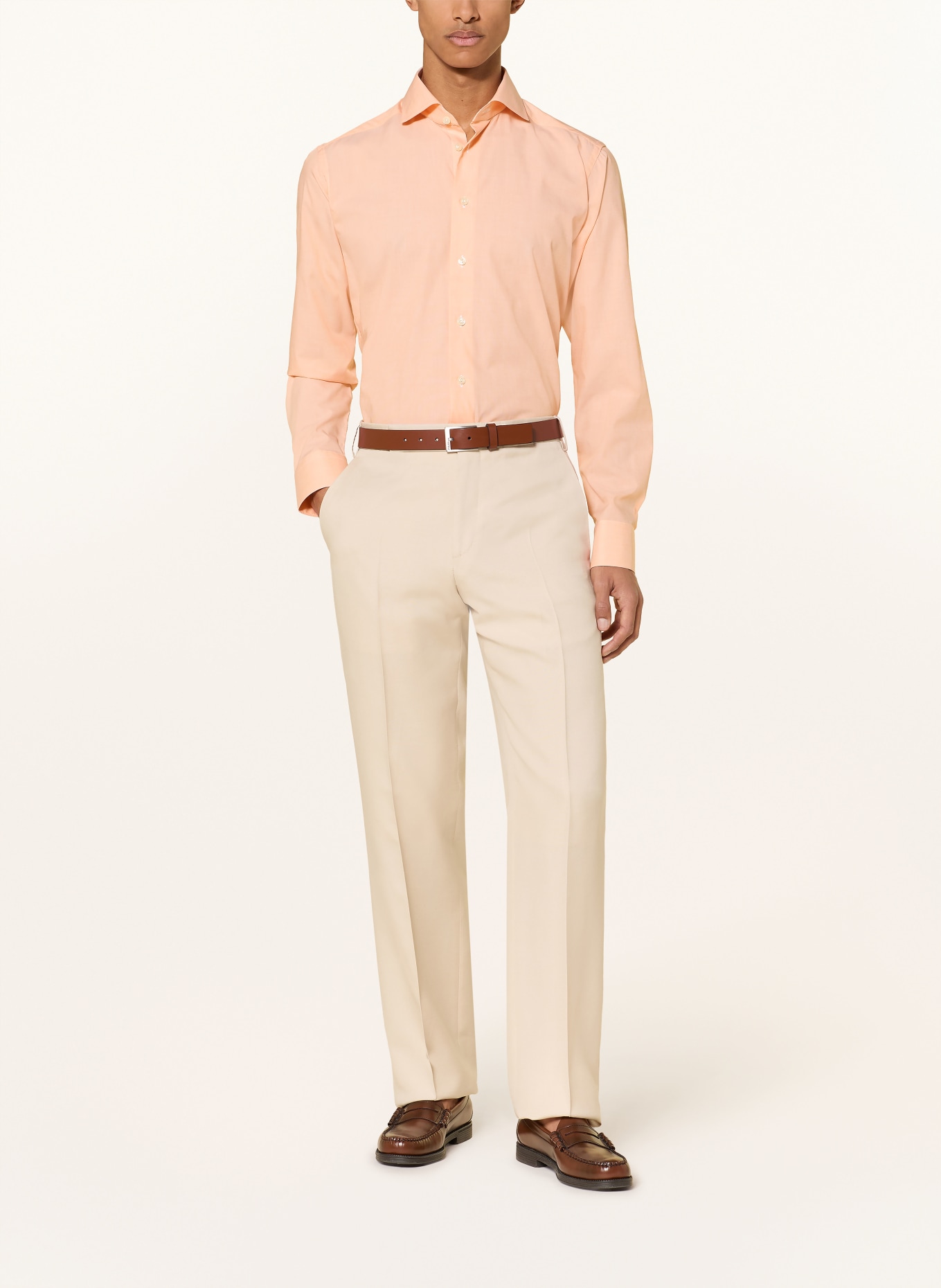 ETON Hemd Slim Fit: HELLORANGE