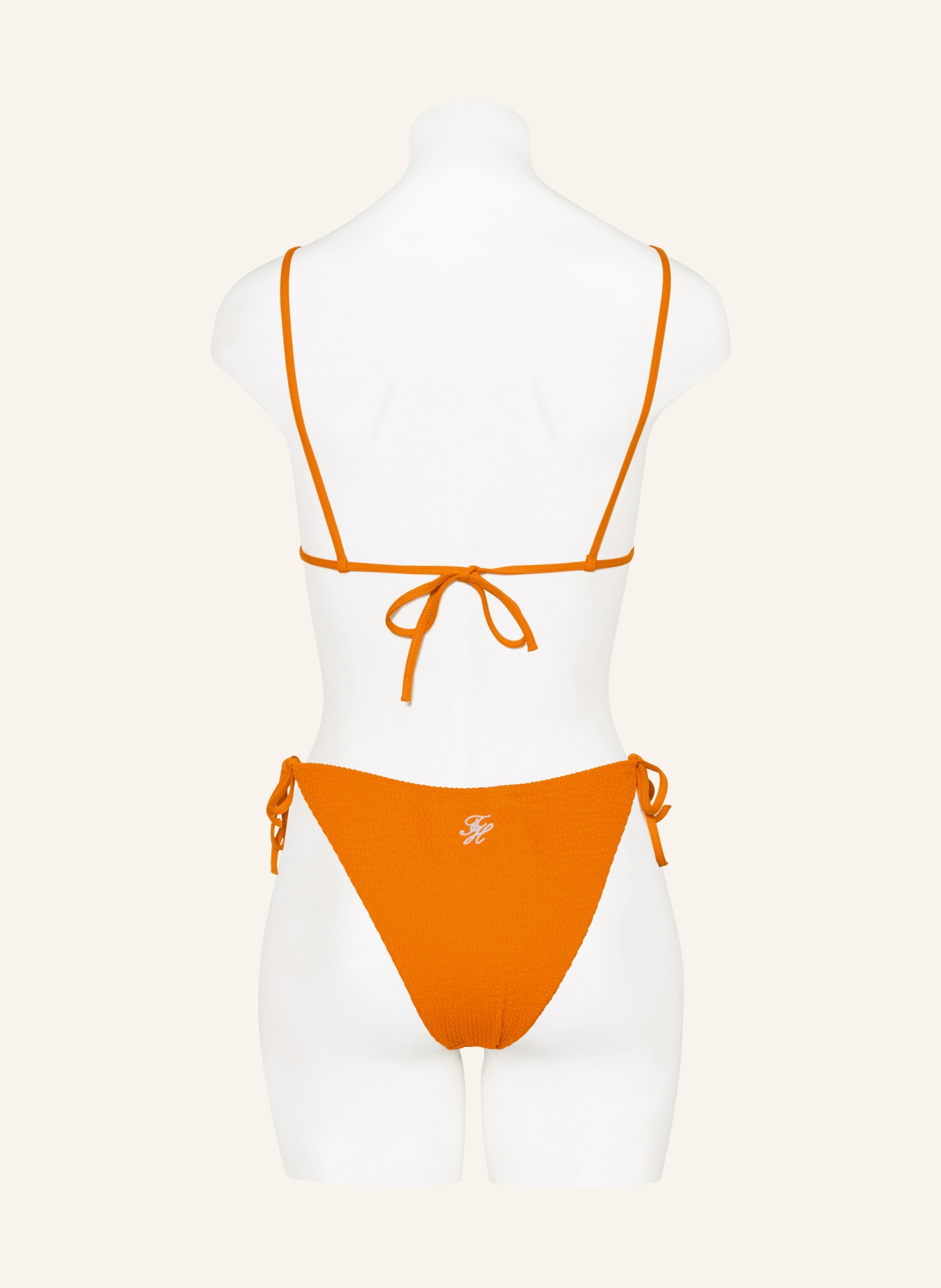TOMMY HILFIGER Triangle bikini top: ORANGE