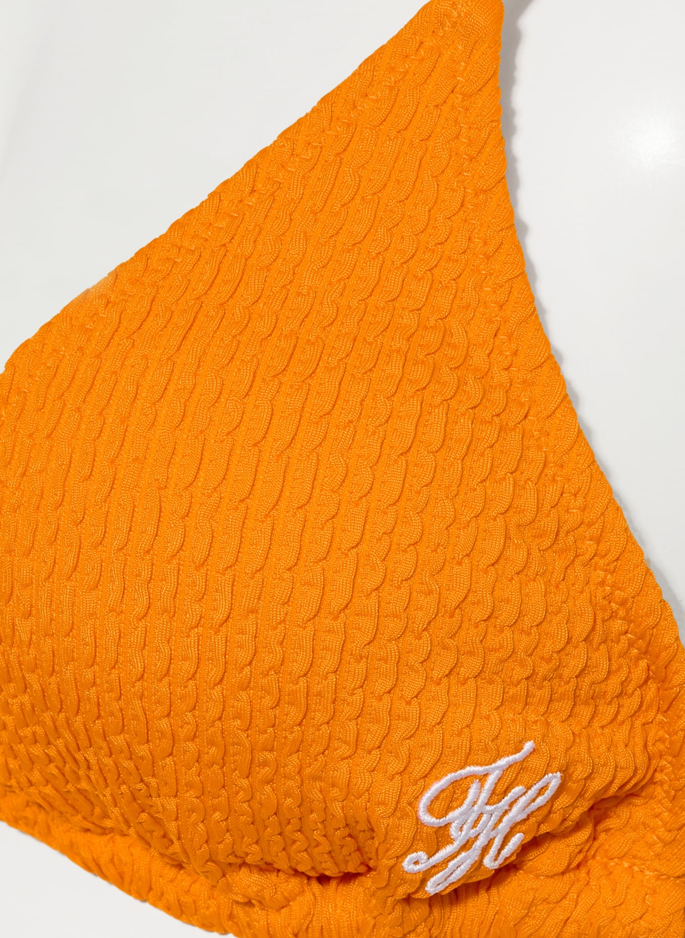 TOMMY HILFIGER Triangle bikini top: ORANGE