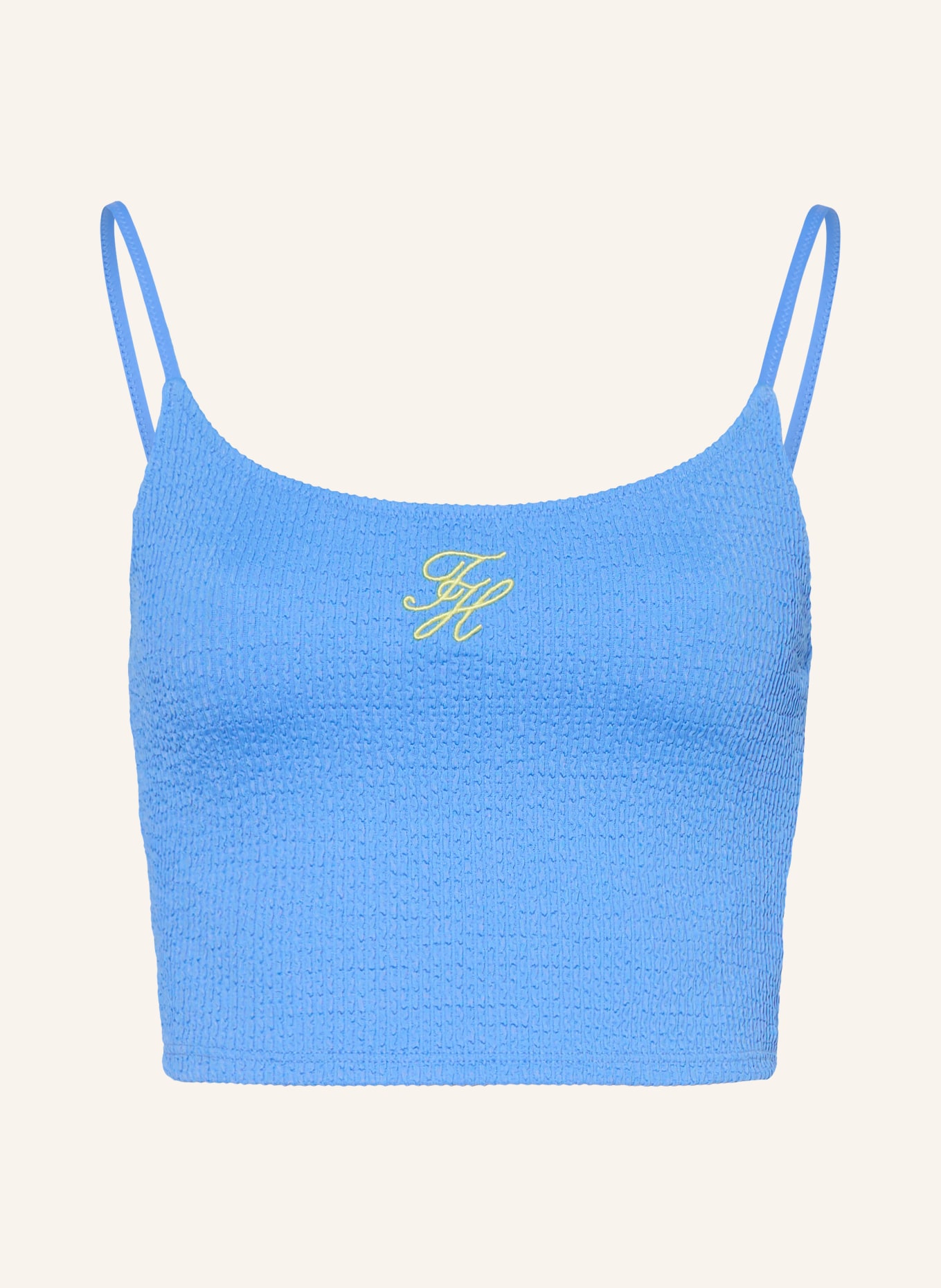 TOMMY HILFIGER Bustier bikini top: BLUE