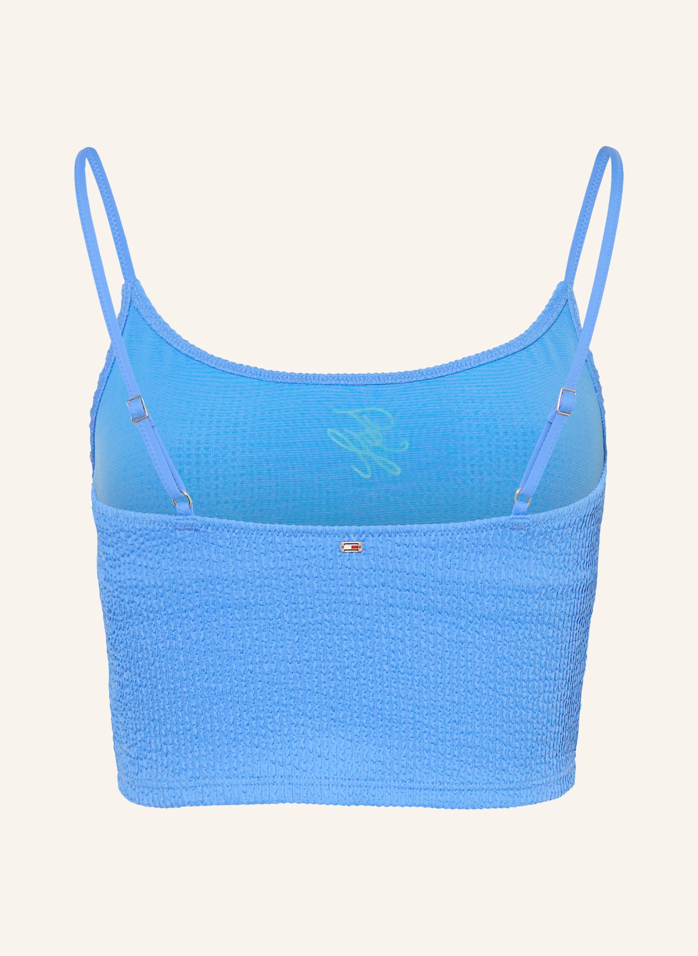 TOMMY HILFIGER Bustier bikini top: BLUE