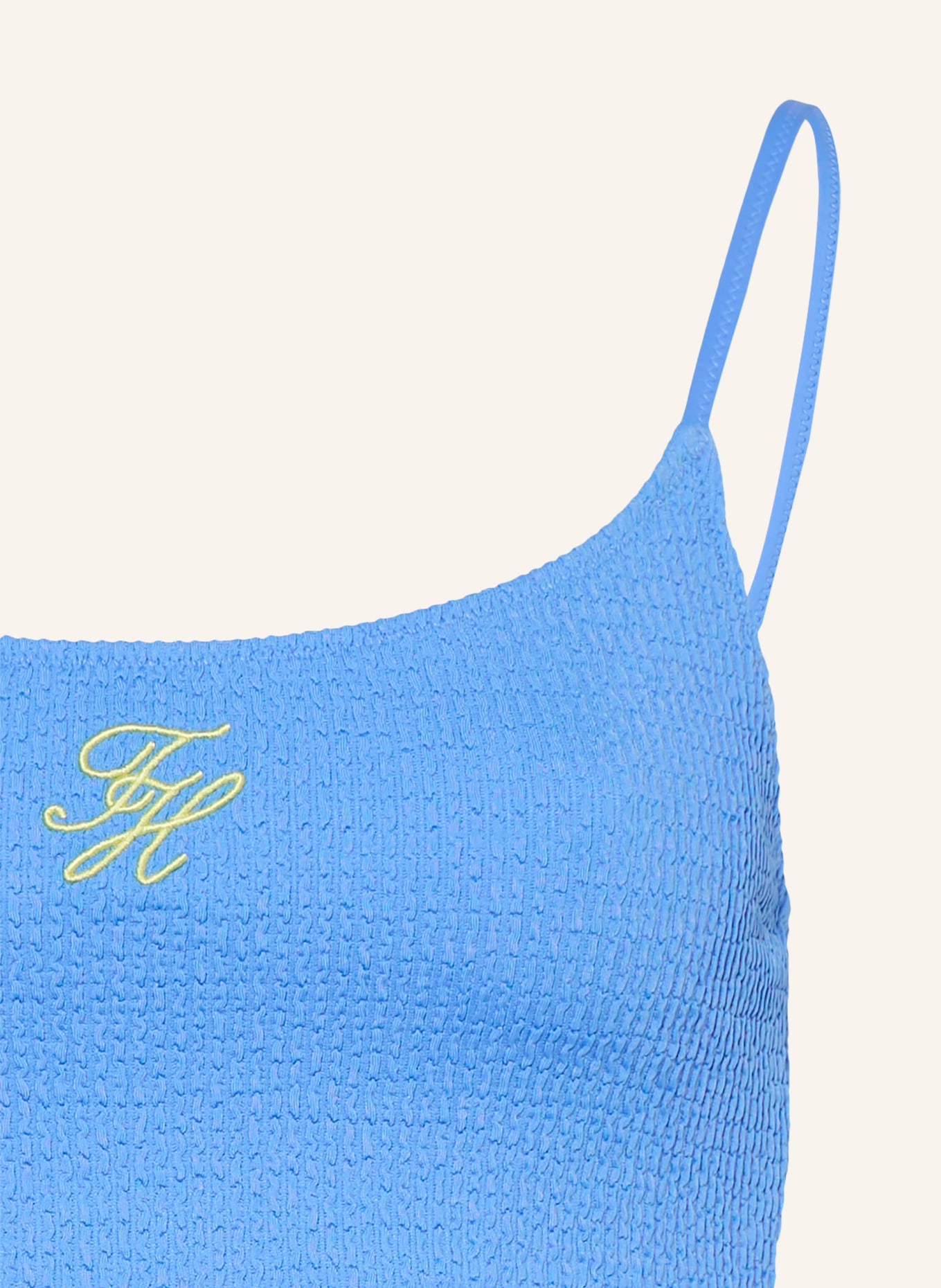 TOMMY HILFIGER Bustier bikini top: BLUE