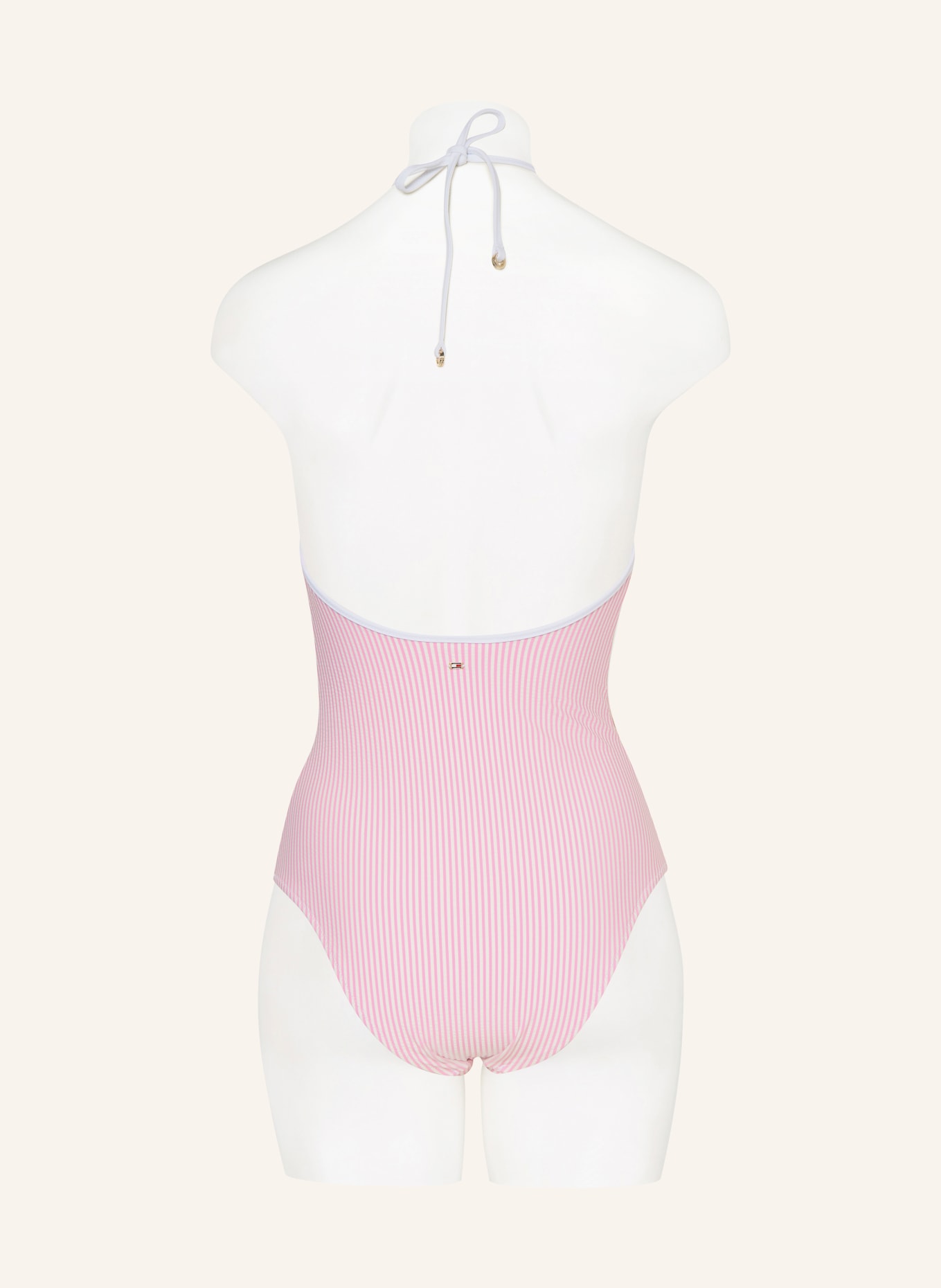 TOMMY HILFIGER Maillot de bain dos nu: ROSE / ROUGE / BLANC