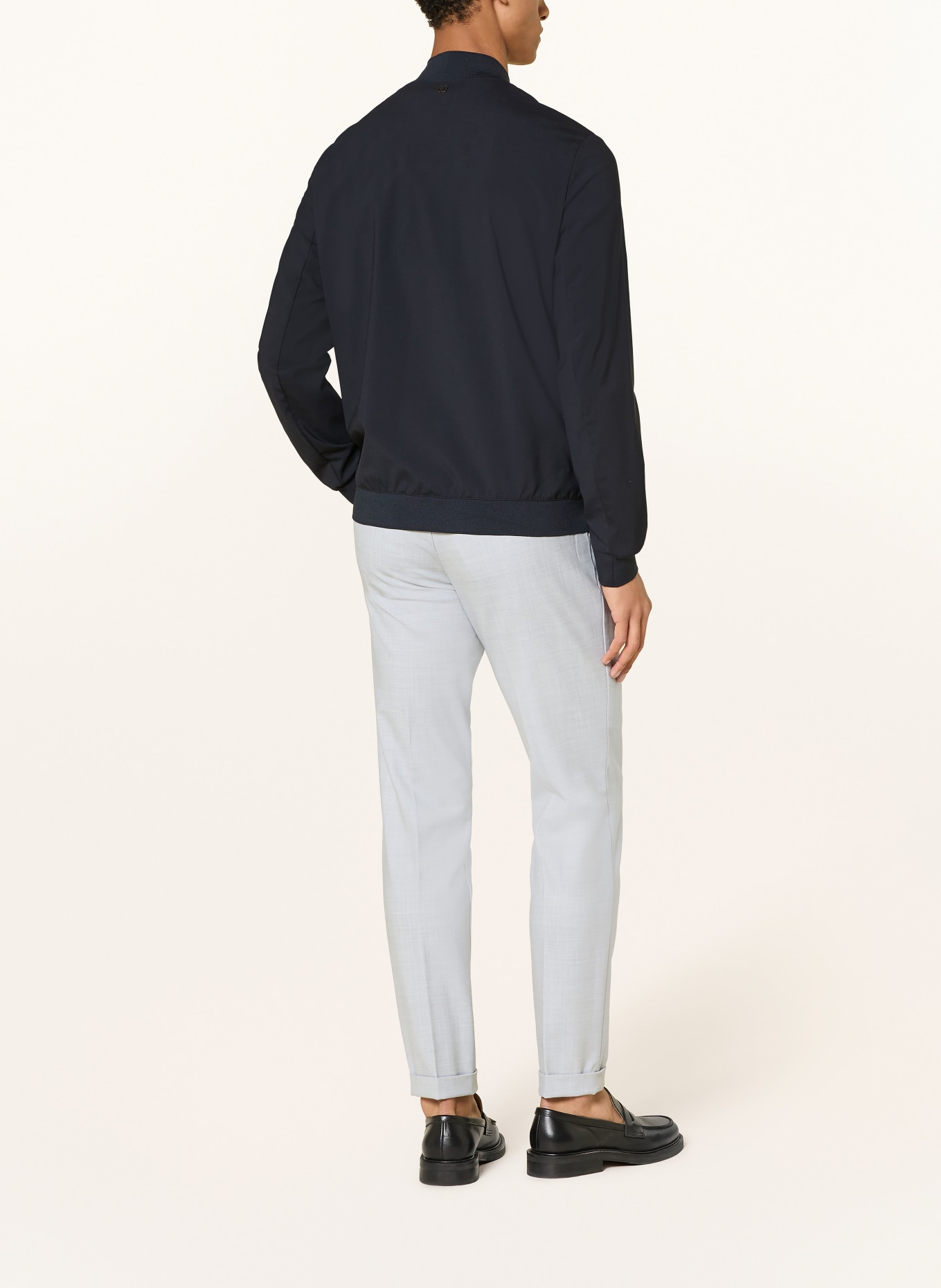 ALBERTO Chino BARISTA Tapered Fit: HELLGRAU