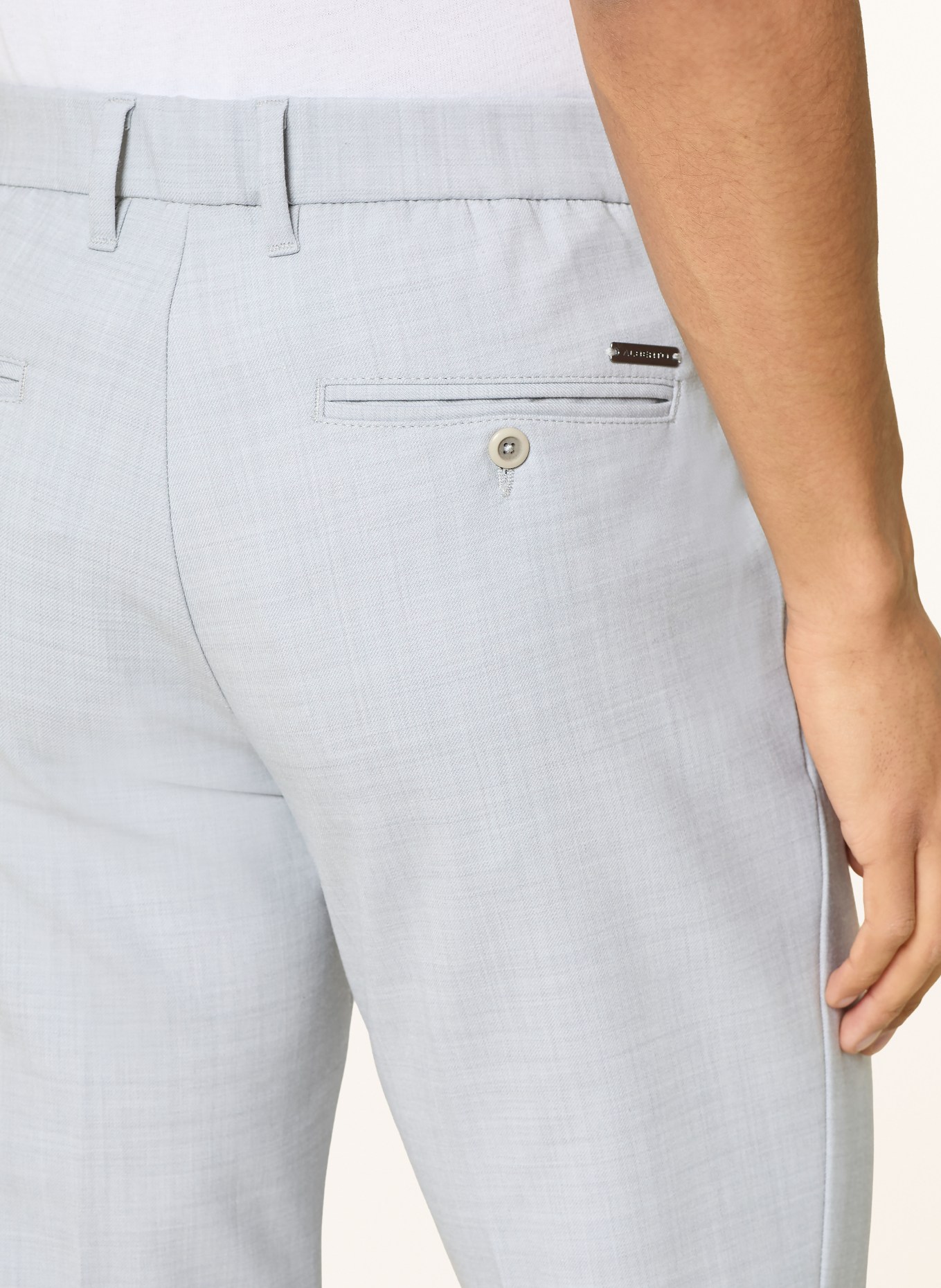 ALBERTO Chino BARISTA Tapered Fit: HELLGRAU