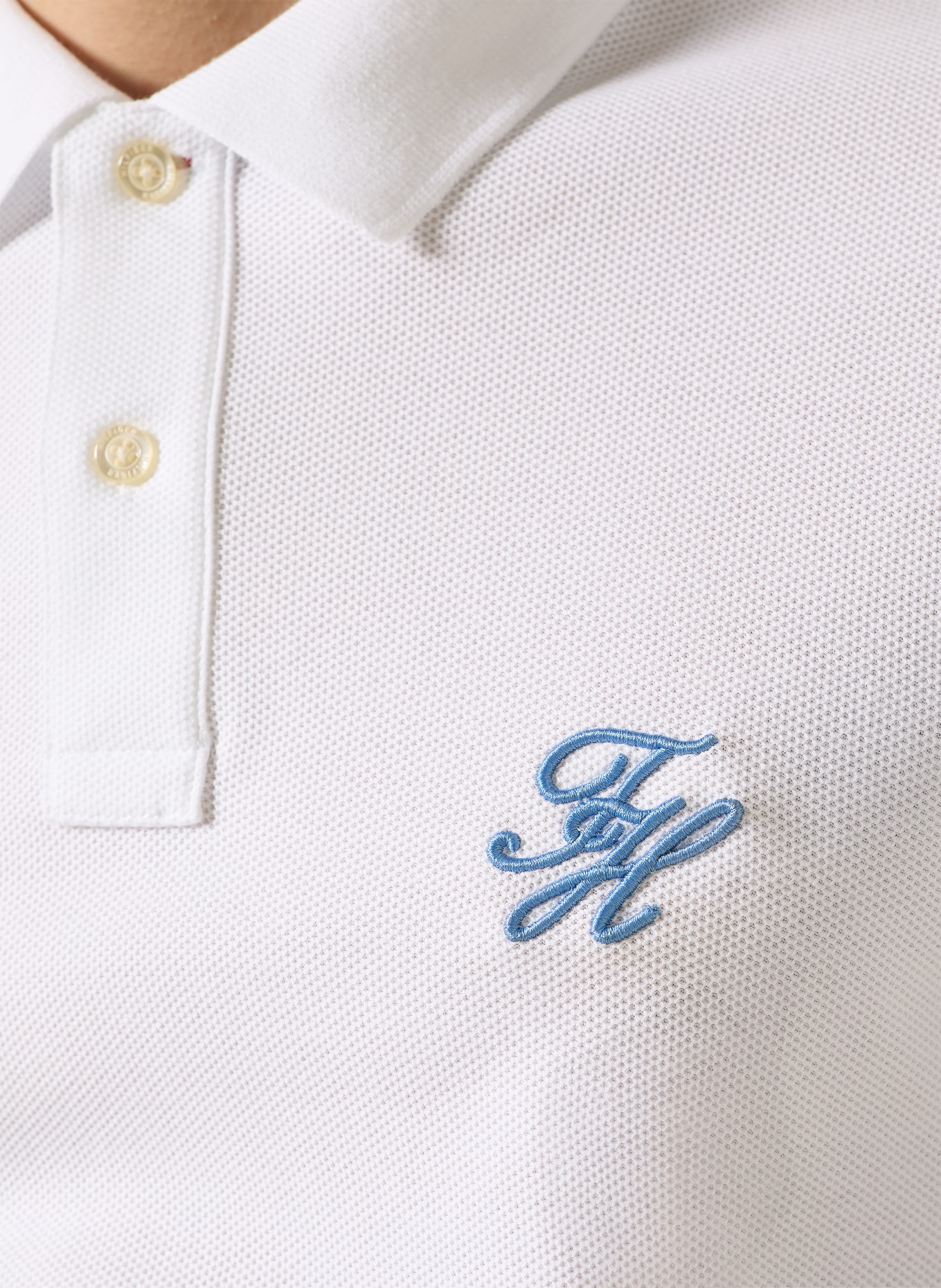 TOMMY HILFIGER Piqué-Poloshirt Regular Fit: WEISS