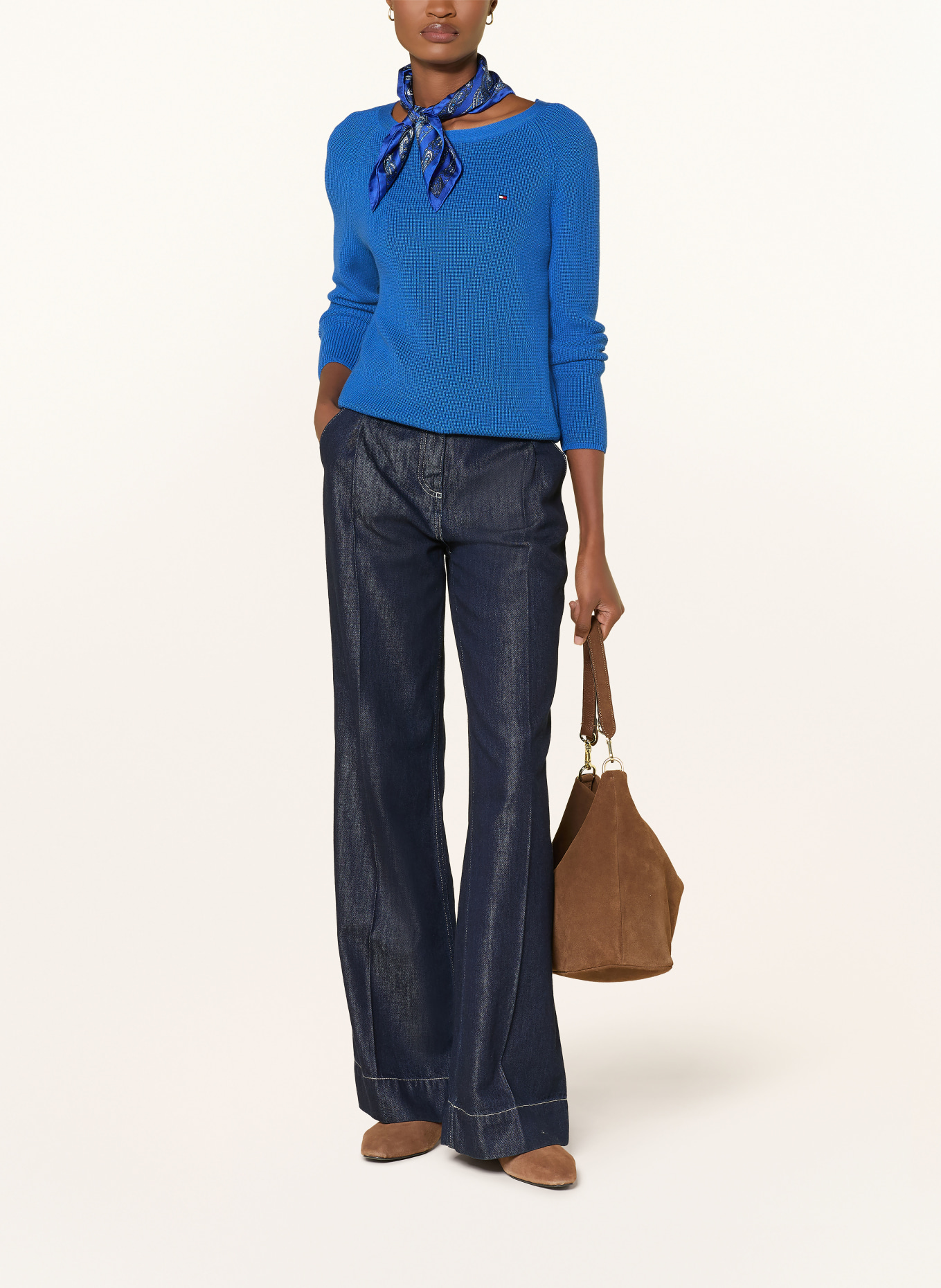 TOMMY HILFIGER Sweter z dzianiny: NIEBIESKI