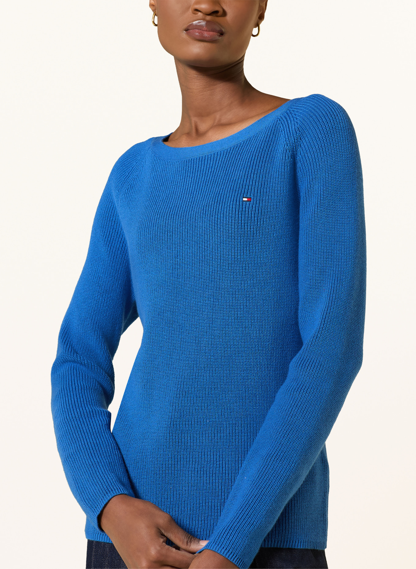 TOMMY HILFIGER Sweter z dzianiny: NIEBIESKI