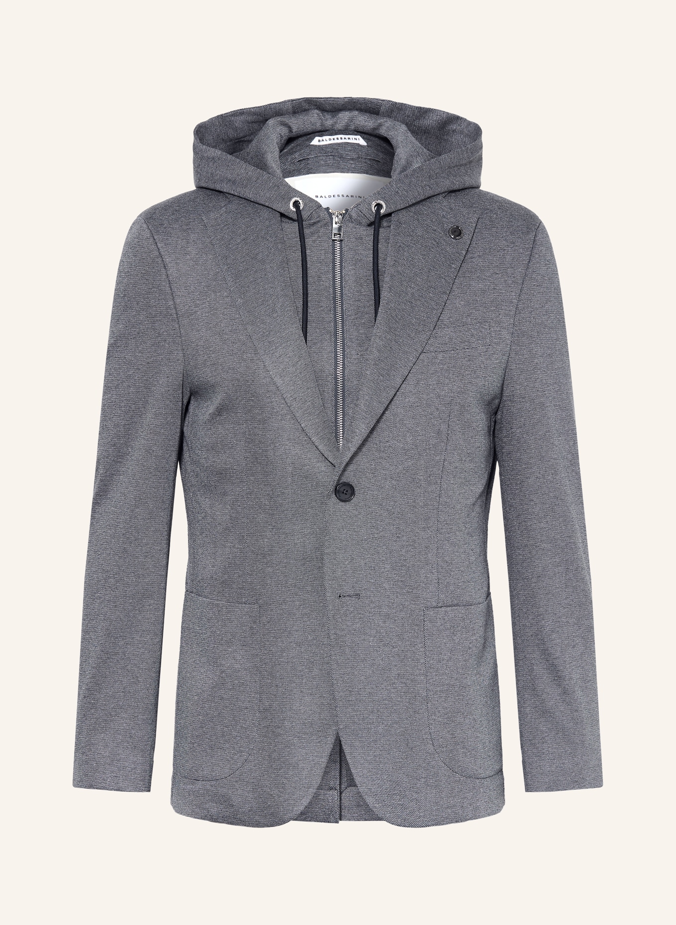 BALDESSARINI Extra Slim Fit Blazer with Removable Collar: 6300 NIGHT SKY