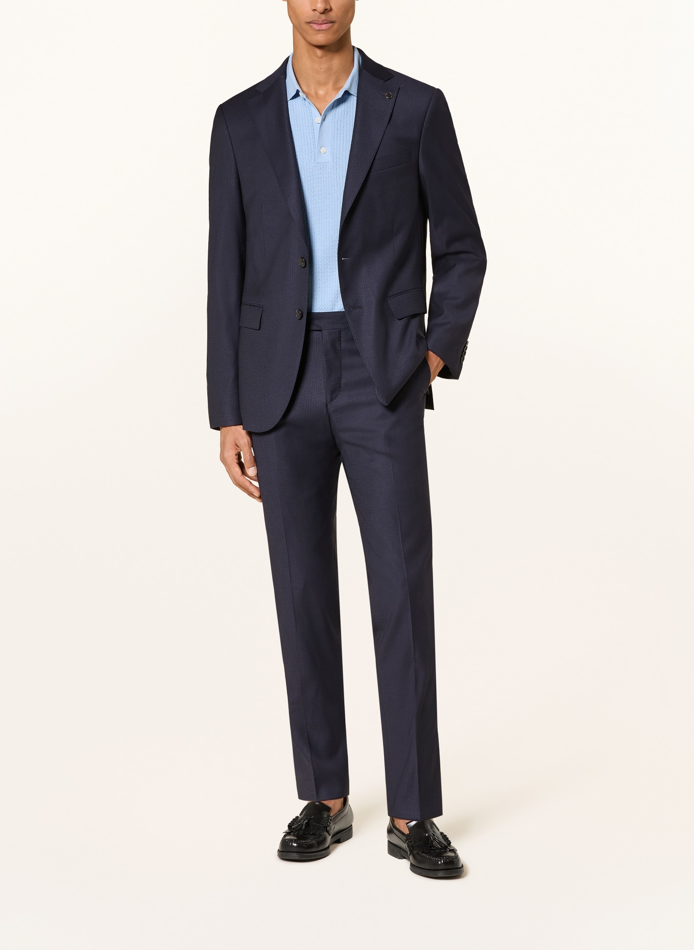 BALDESSARINI Pantalon met extra slanke pasvorm: 6300 NIGHT SKY