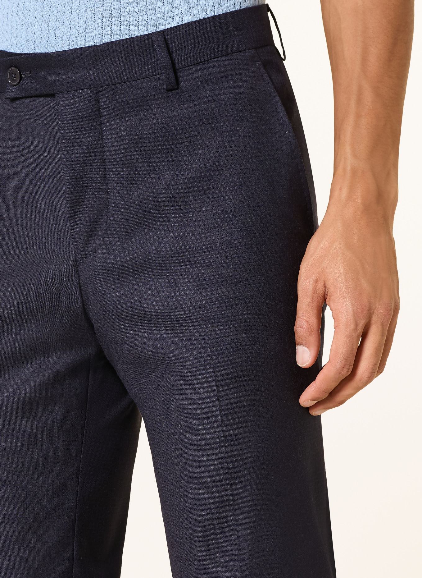 BALDESSARINI Pantalon met extra slanke pasvorm: 6300 NIGHT SKY