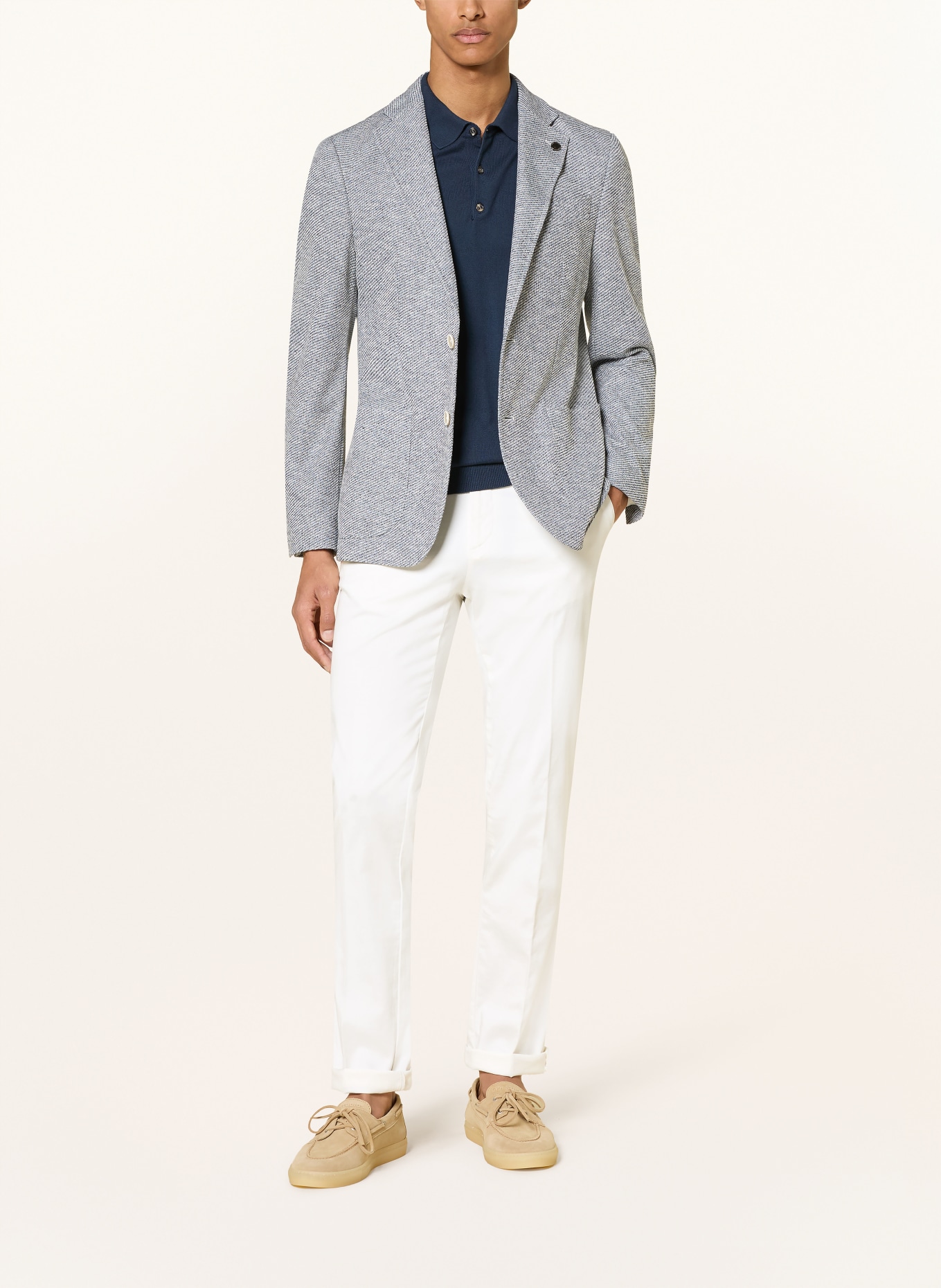 BALDESSARINI Sakko Extra Slim Fit: DUNKELBLAU / HELLGRAU