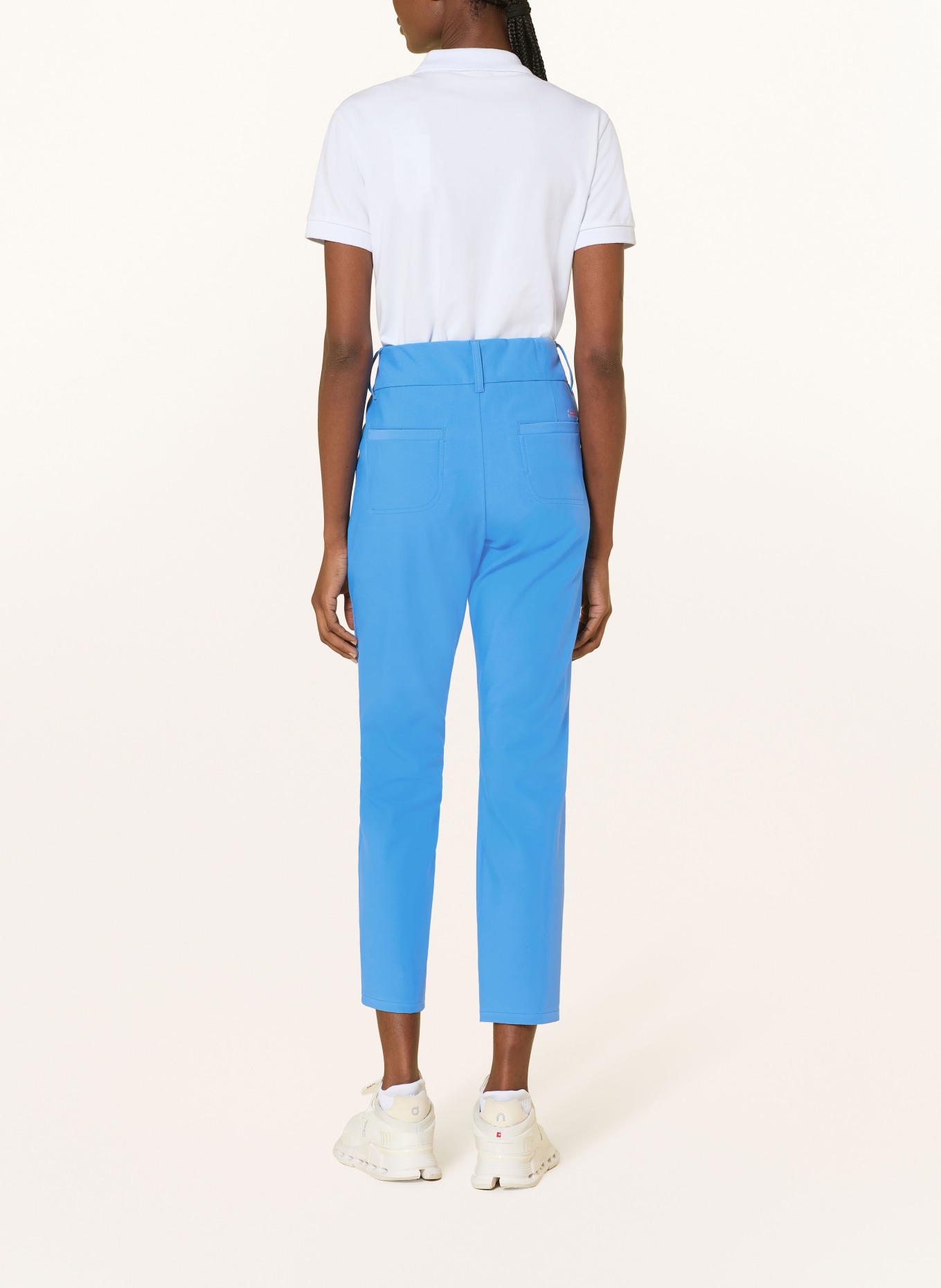 ALBERTO 7/8-golfbroek LUCY-CR - FX4 DRY COOLER® met sierstenen: BLAUW