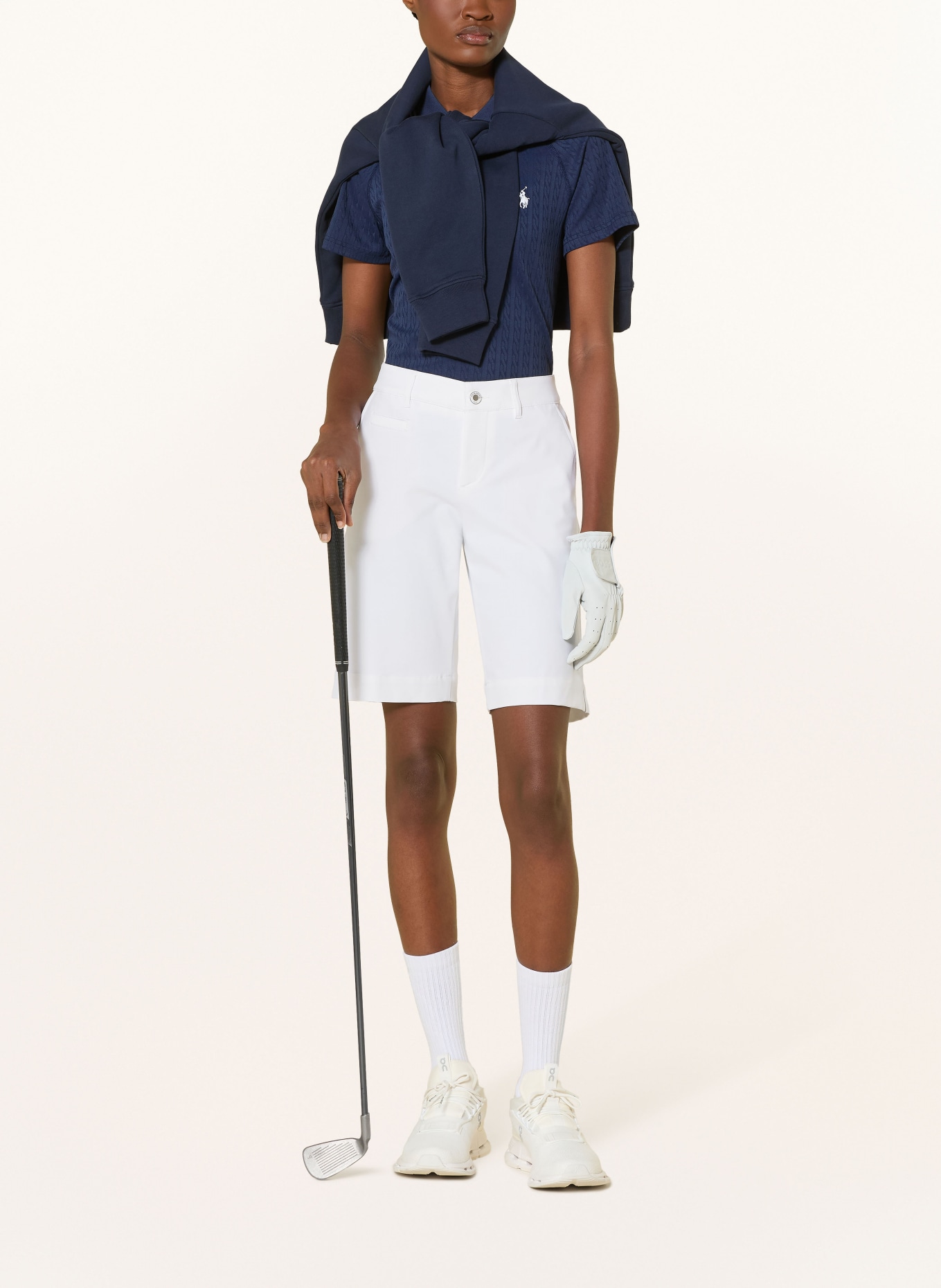 ALBERTO AUDREY-K Golf Shorts - FX4 DRY COOLER®: WHITE