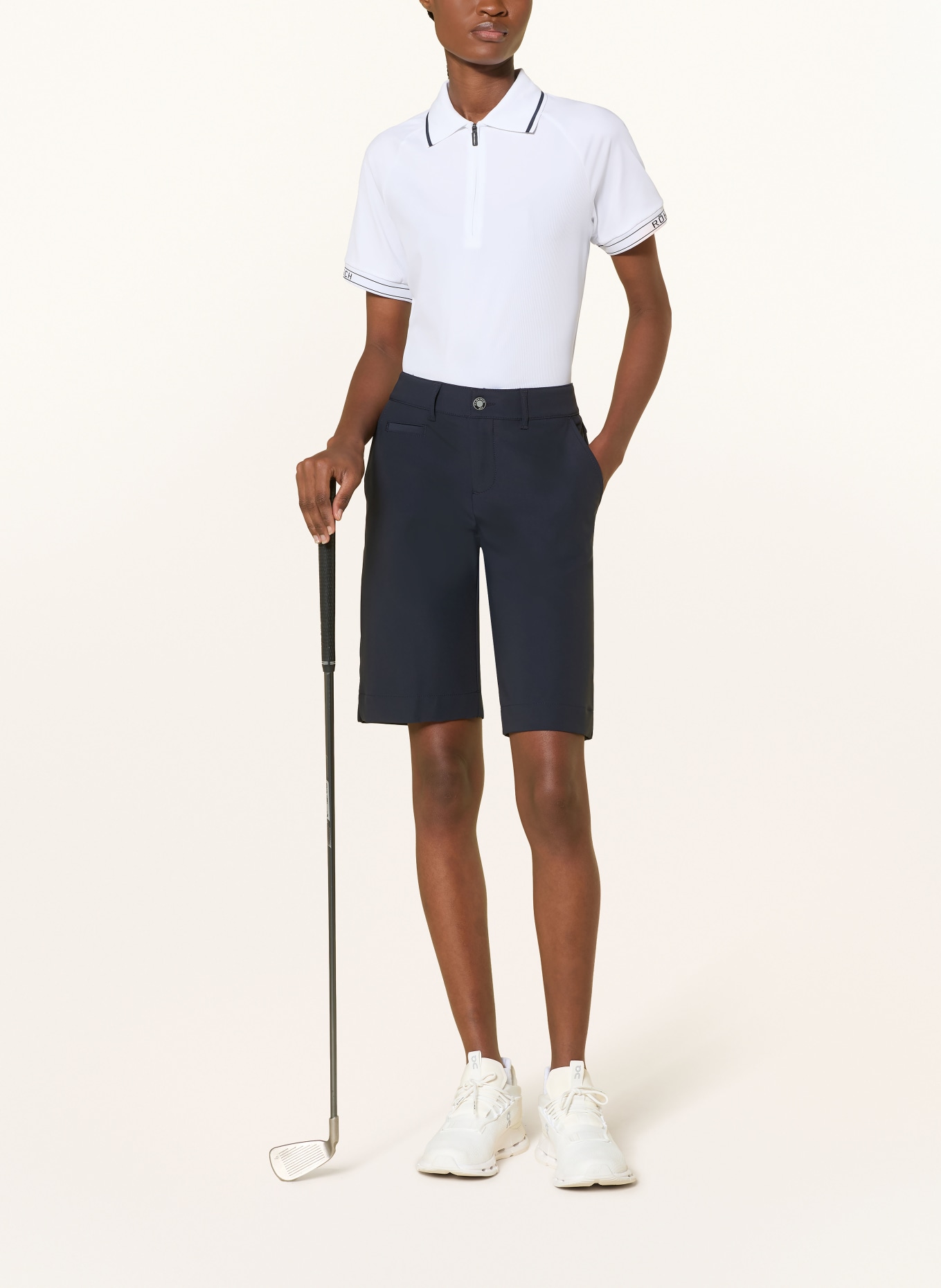 ALBERTO Golfové kraťasy AUDREY-K – FX4 DRY COOLER®: TMAVĚ MODRÁ