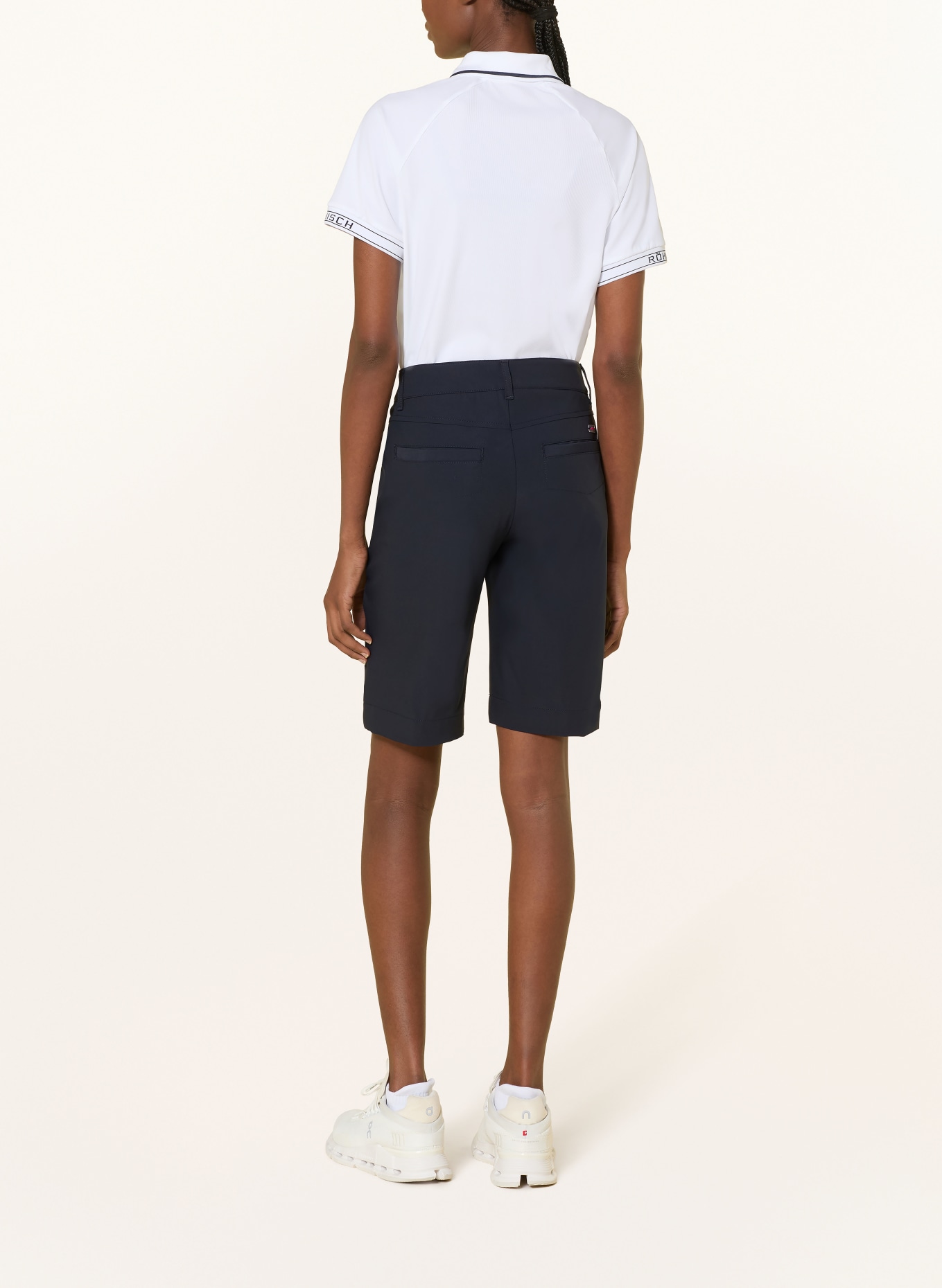 ALBERTO Golfové kraťasy AUDREY-K – FX4 DRY COOLER®: TMAVĚ MODRÁ