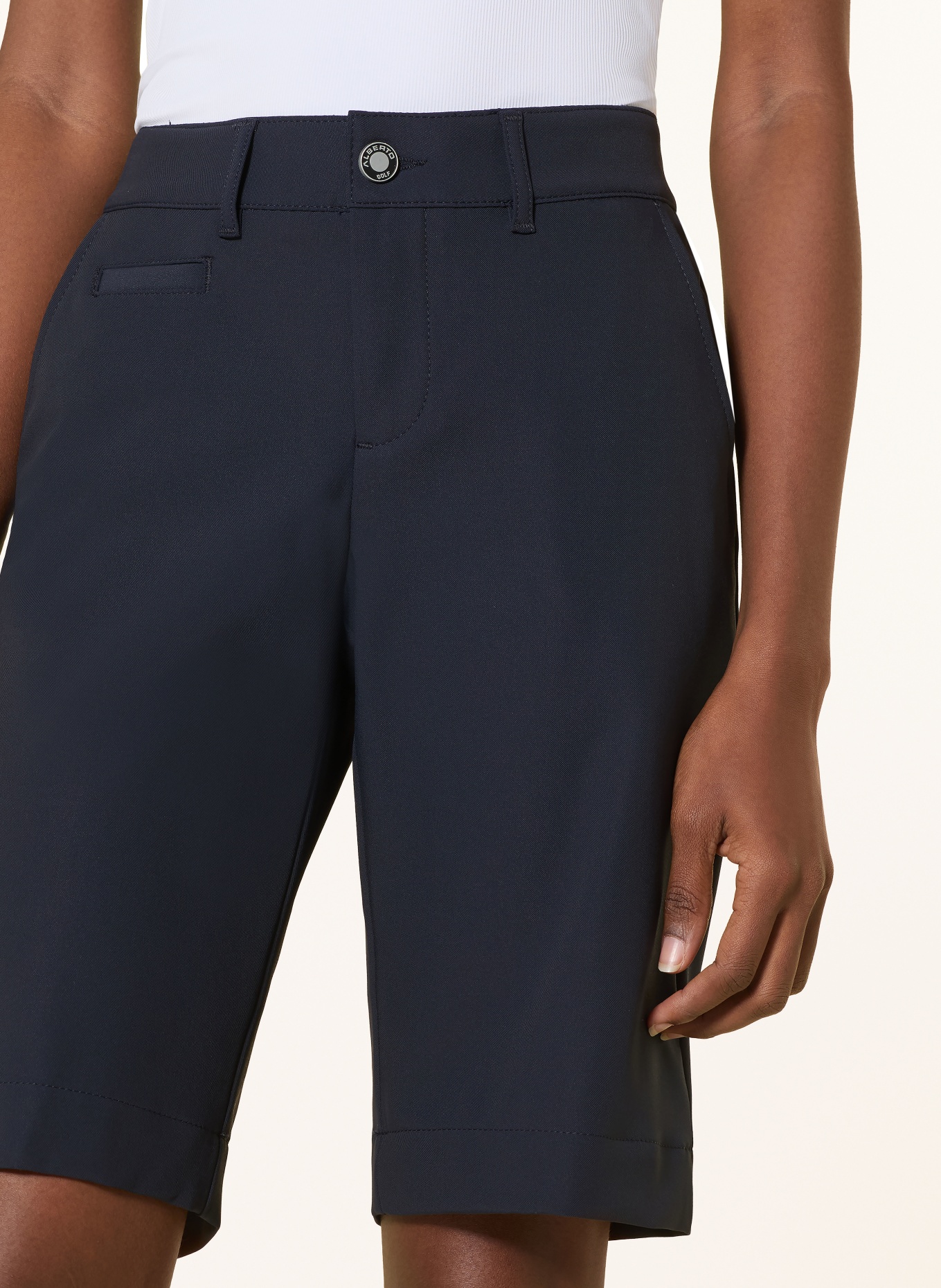 ALBERTO Golfové kraťasy AUDREY-K – FX4 DRY COOLER®: TMAVĚ MODRÁ