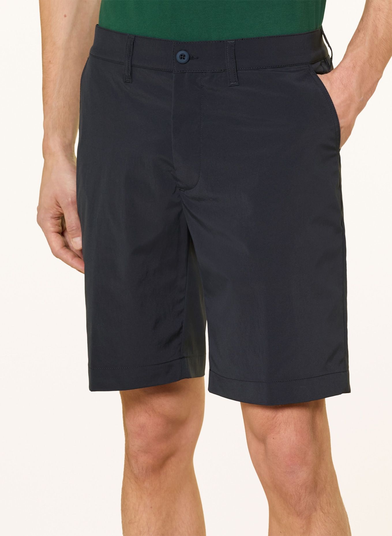 ALBERTO Golfshorts MAX-K-Y-COOLMAX® SUPER LIGHT: MØRKEBLÅ