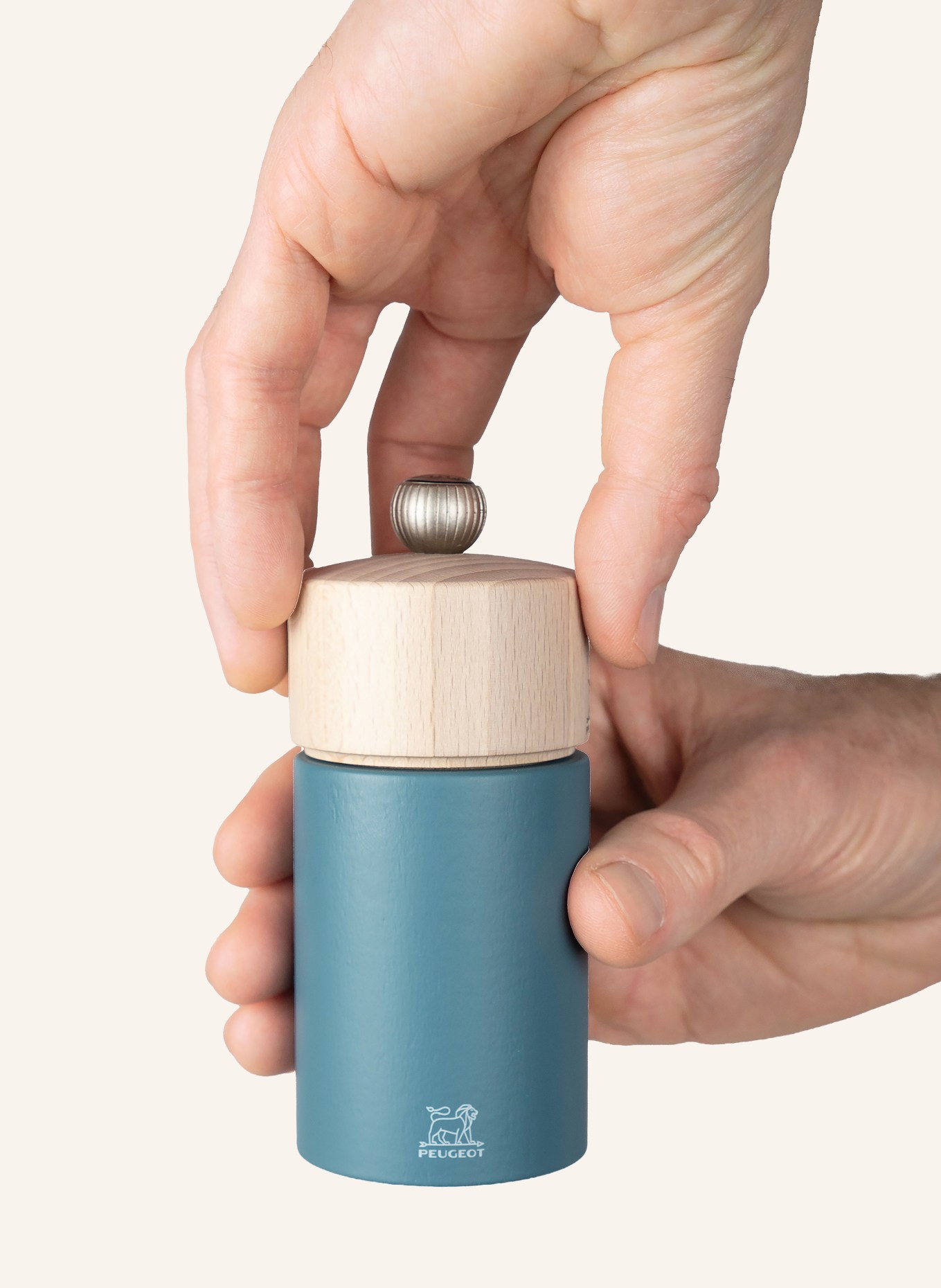 PEUGEOT Pfeffermühle BOREAL: PETROL / HELLGELB