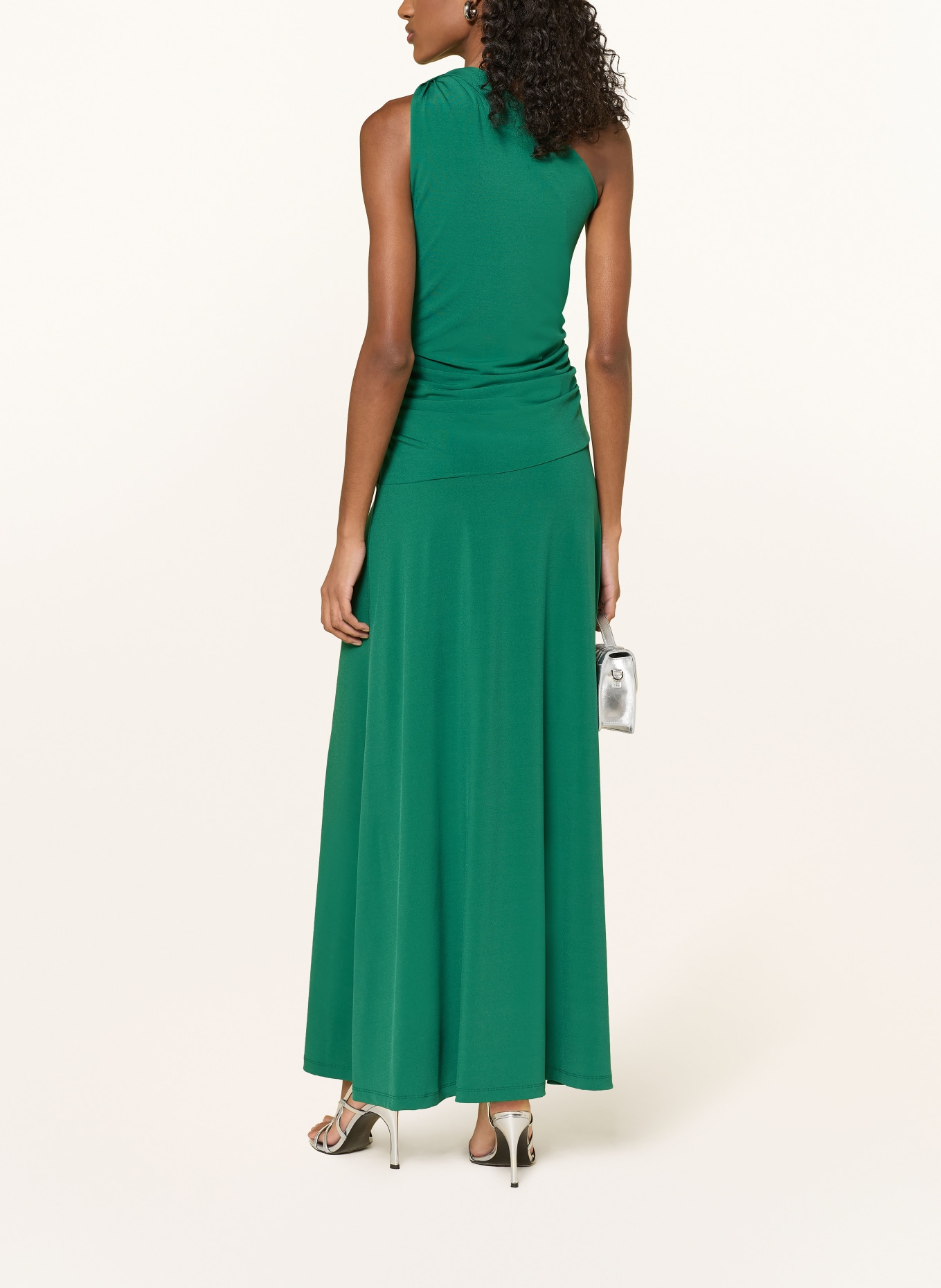 RIANI One-shoulder jurk: GROEN