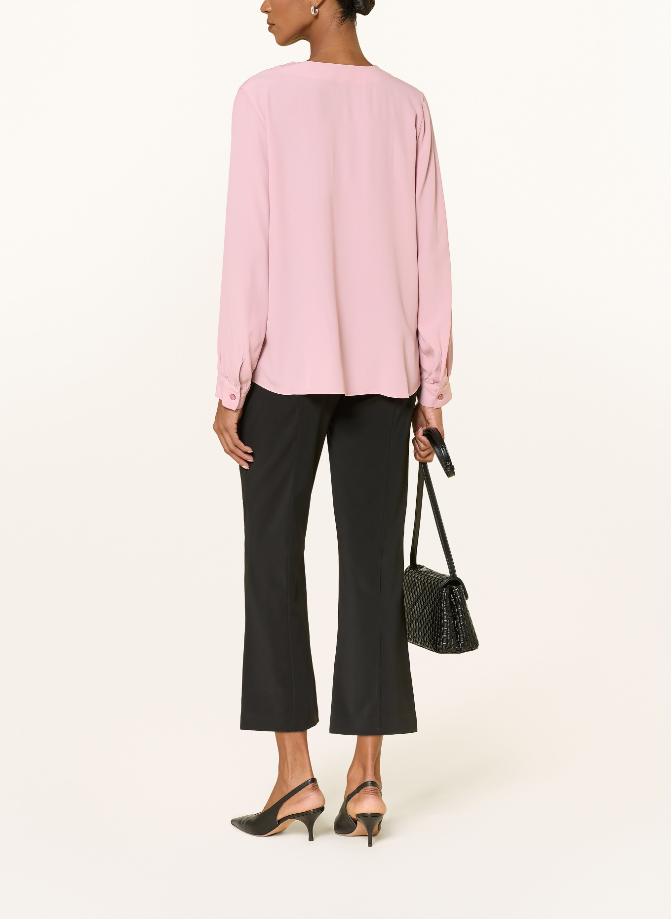 RIANI Blouse-style shirt with silk: ROSE