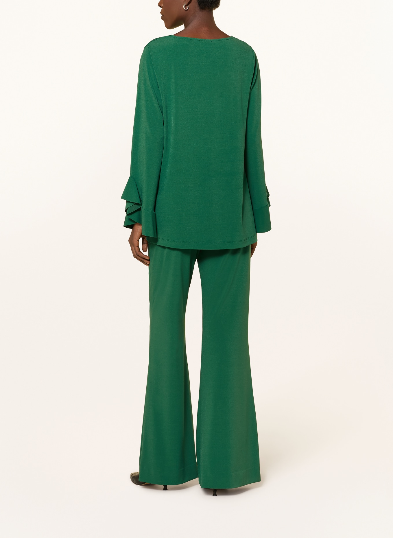 RIANI Spodnie z marszczeniami: ZIELONY