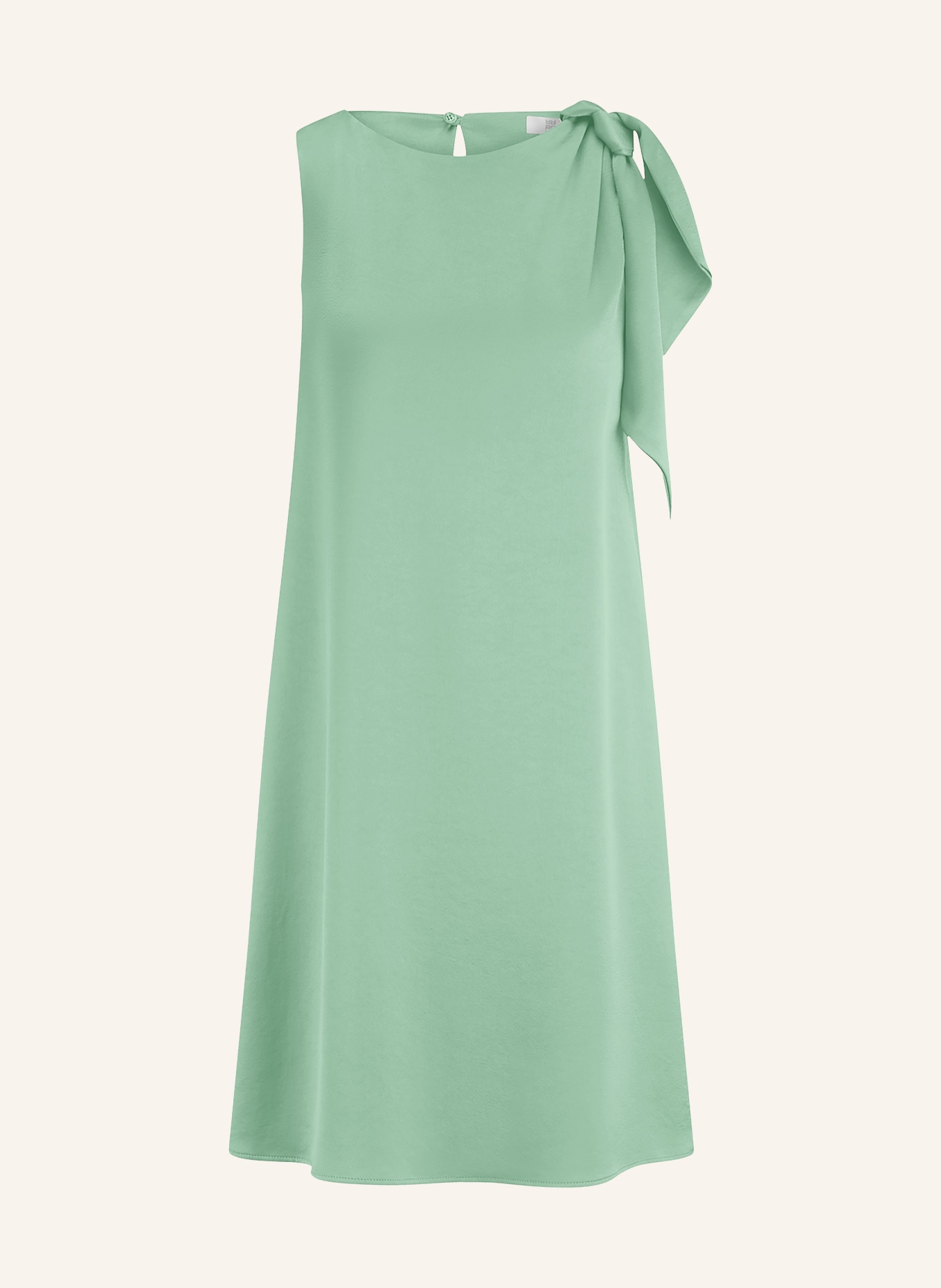 RIANI saténové šaty: ZELENÁ