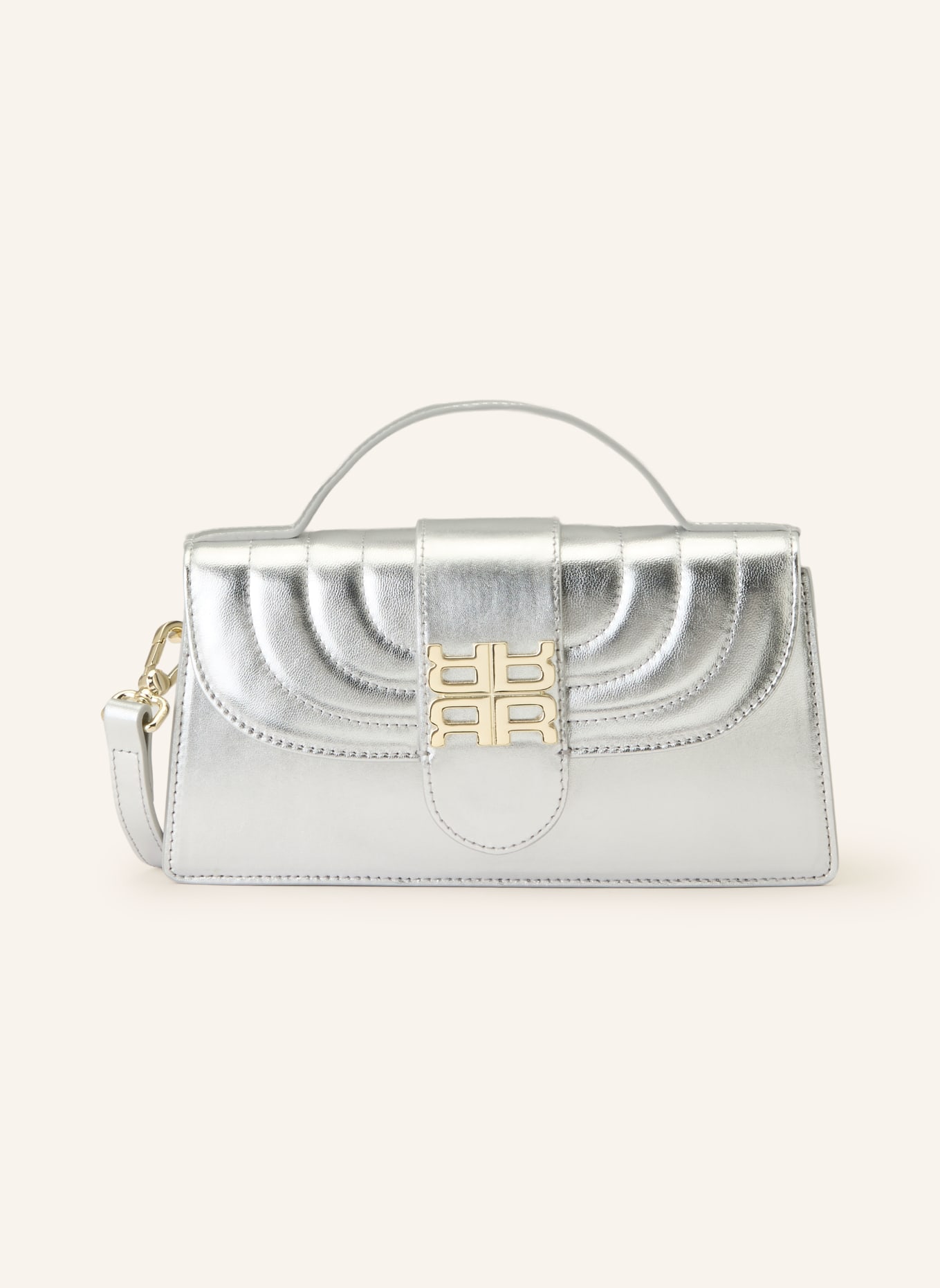 RIANI Handtasche: SILBER / WEISSGOLD