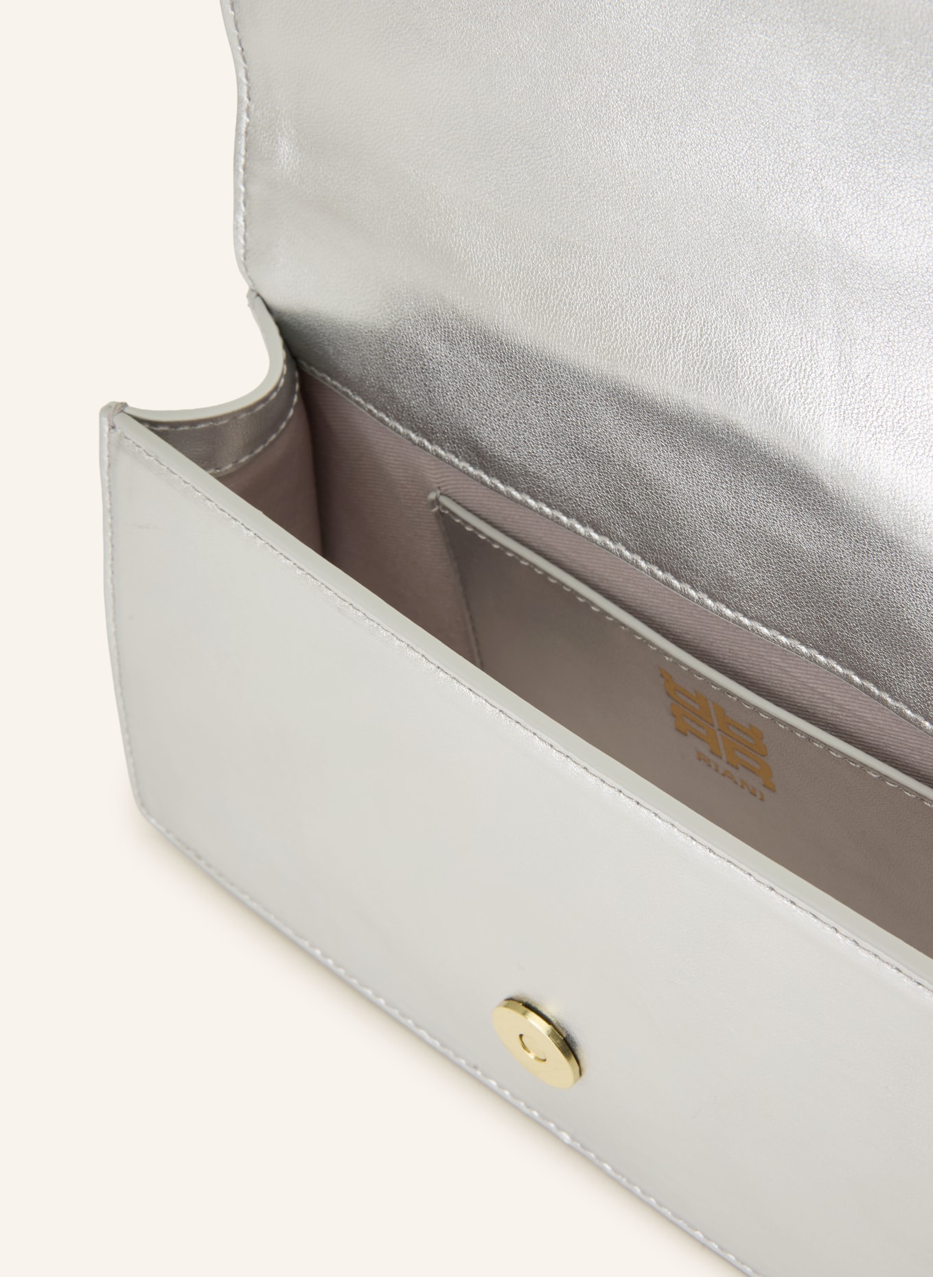 RIANI Handtasche: SILBER / WEISSGOLD