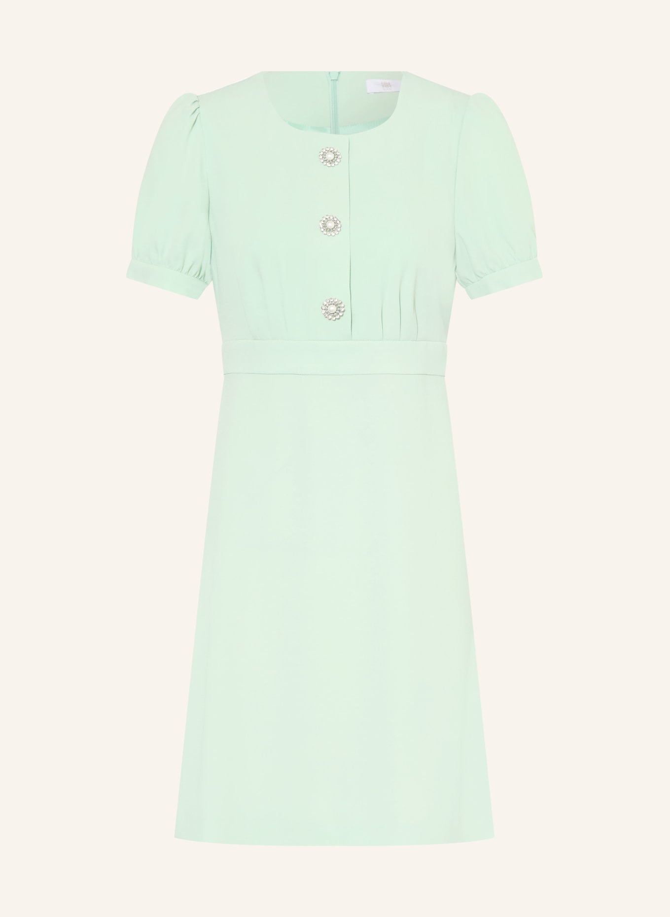 RIANI Kleid mit Schmucksteinen: MINT