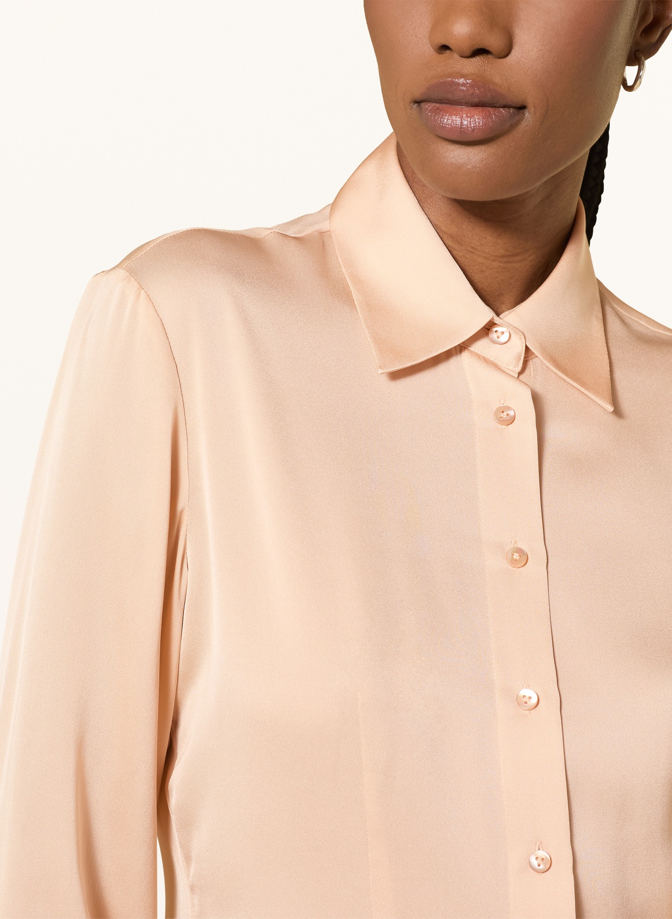 van Laack Hedvábná košile VL-ULIZ-XX: BÉŽOVÁ