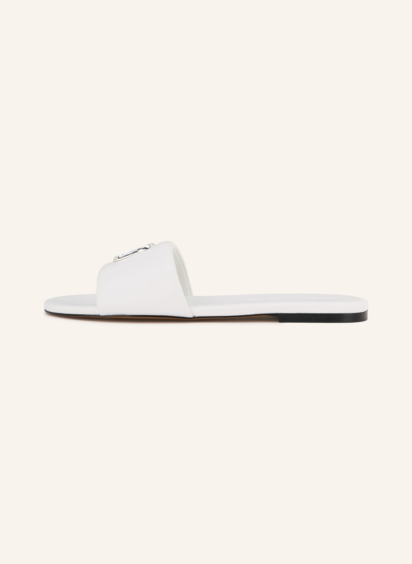 MARC JACOBS Mules THE SNAPSHOT: BLANC / ARGENT