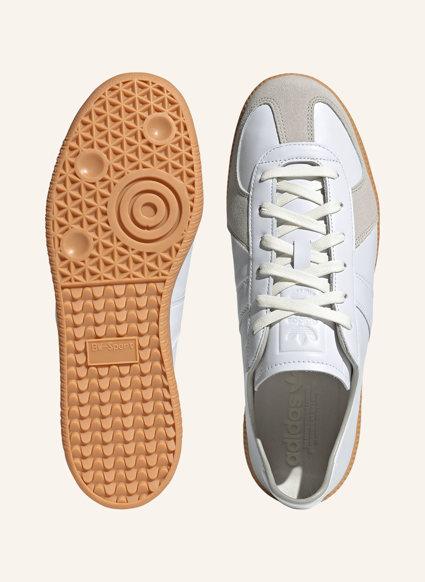 adidas Originals Baskets BW ARMY DECON: BLANC / GRIS CLAIR