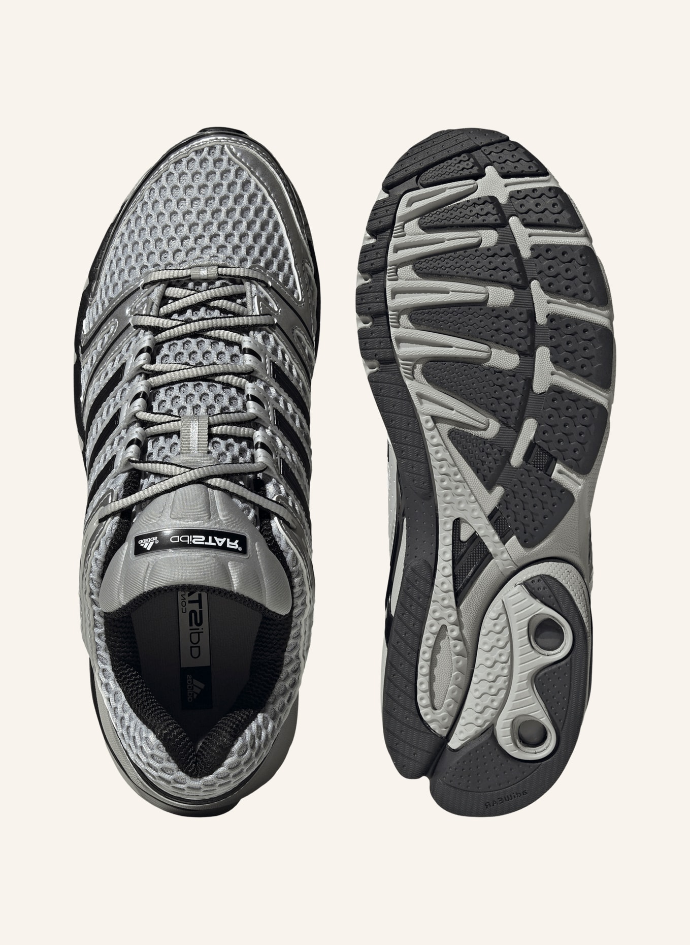 adidas Originals ADISTAR CONTROL 5 Sneakers: GRAY / SILVER / BLACK