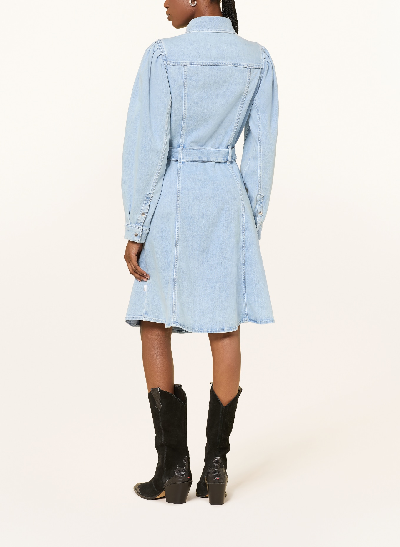 7 for all mankind Robe en jean DEWDROP: BLEU CLAIR