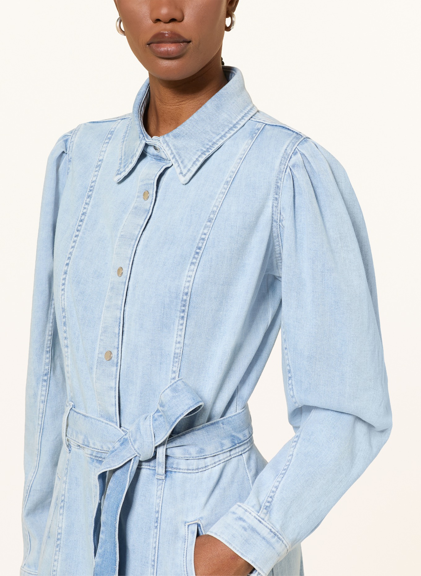 7 for all mankind Robe en jean DEWDROP: BLEU CLAIR