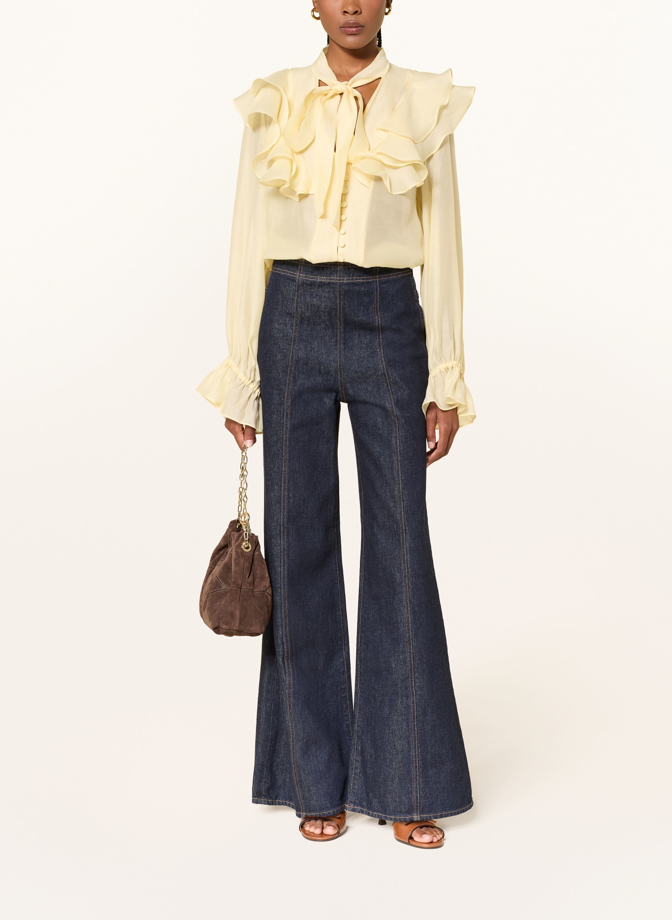 ULLA JOHNSON Wide Leg Jeans BIANCA: TGRS TIGRIS