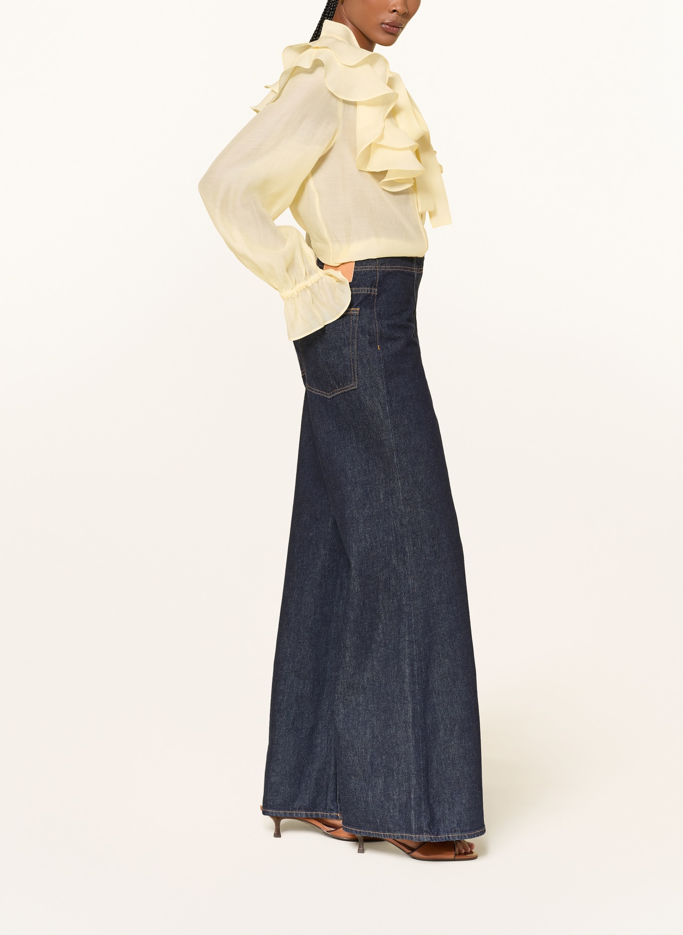 ULLA JOHNSON Wide Leg Jeans BIANCA: TGRS TIGRIS