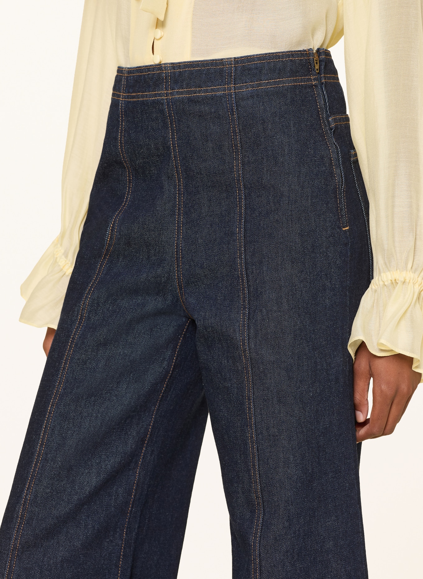 ULLA JOHNSON Wide Leg Jeans BIANCA: TGRS TIGRIS