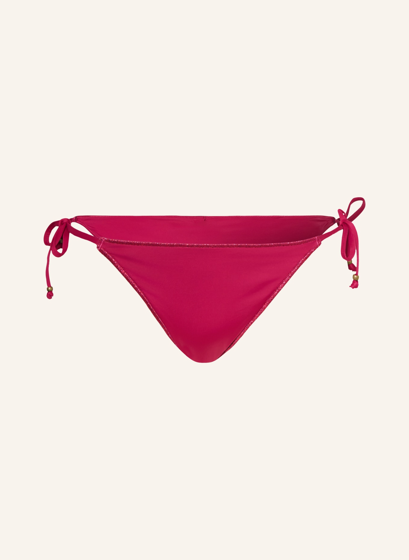 BANANA MOON Bas de bikini triangle MASSA FLASHSUN avec fil pailleté: FUCHSIA