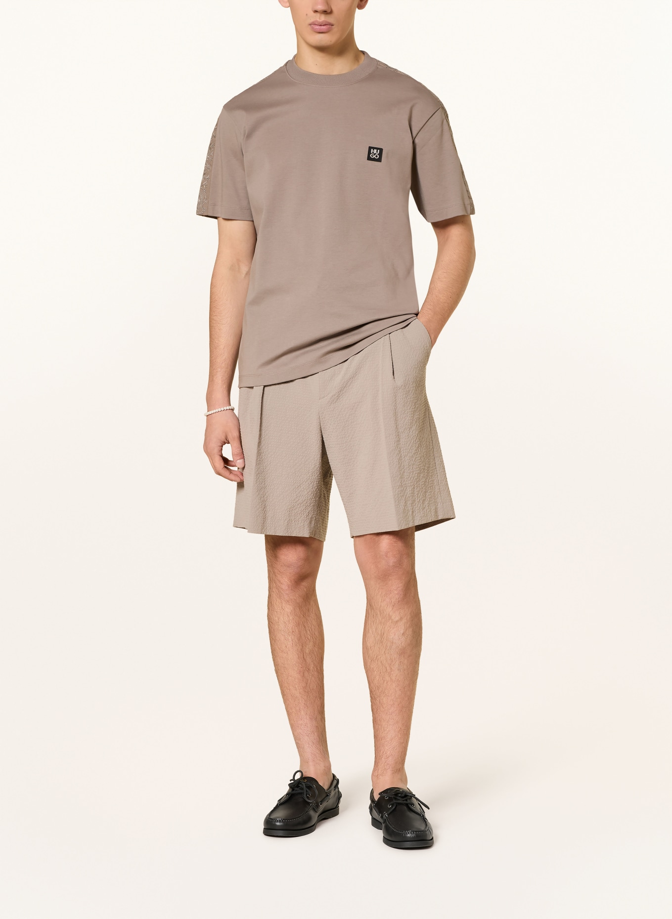 HUGO T-Shirt DROSTEE: GRAU