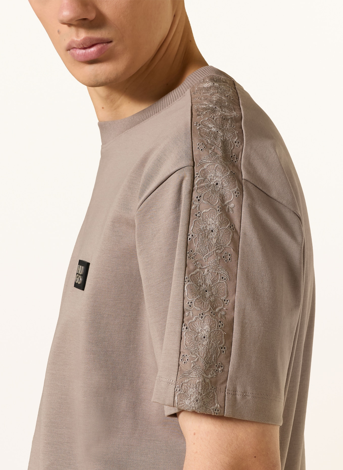 HUGO T-Shirt DROSTEE: GRAU