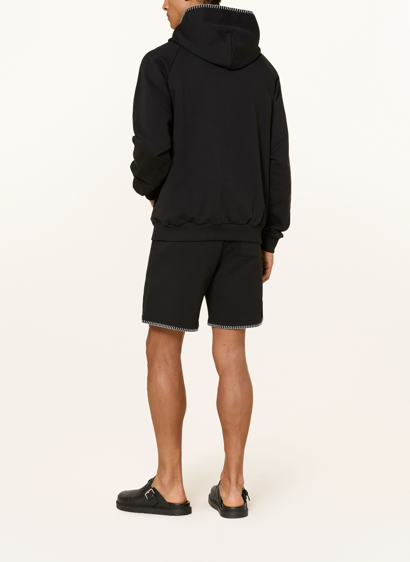 HUGO DAROHOOD Hoodie: BLACK