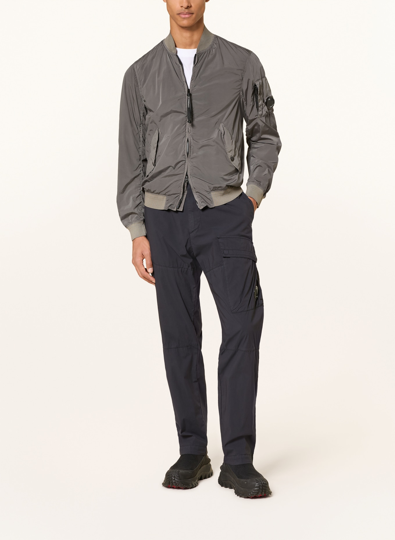 C.P. COMPANY blouson: DONKERGRIJS