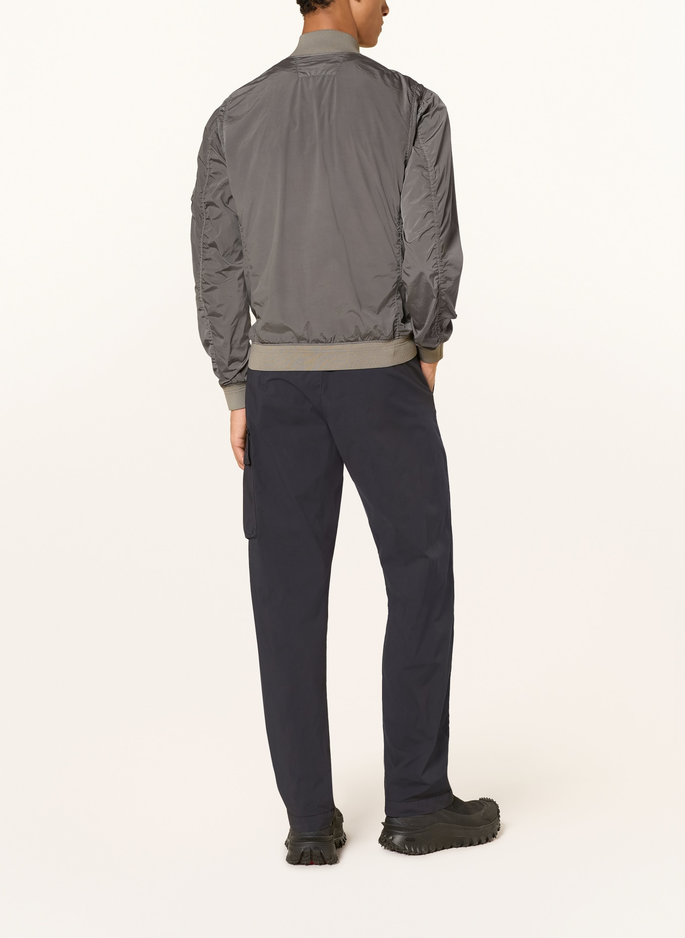 C.P. COMPANY blouson: DONKERGRIJS