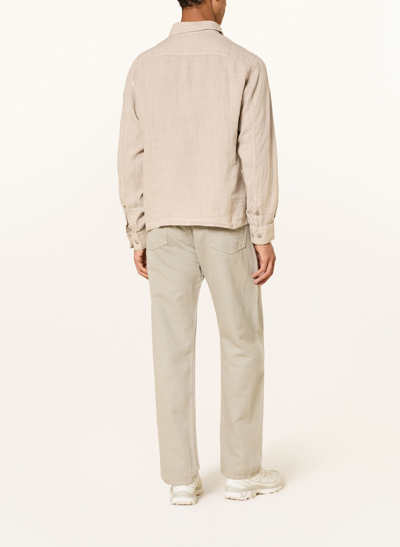 C.P. COMPANY Leinenhemd Regular Fit: BEIGE