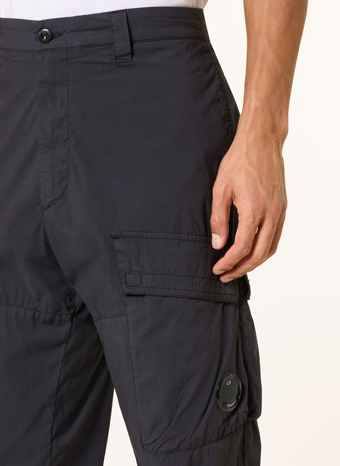 C.P. COMPANY Cargo-broek met normale pasvorm: DONKERBLAUW