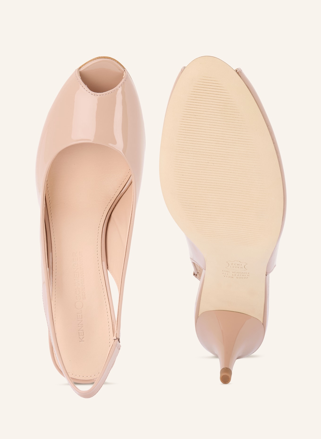 KENNEL & SCHMENGER Peeptoes ELSA: ROSÉ